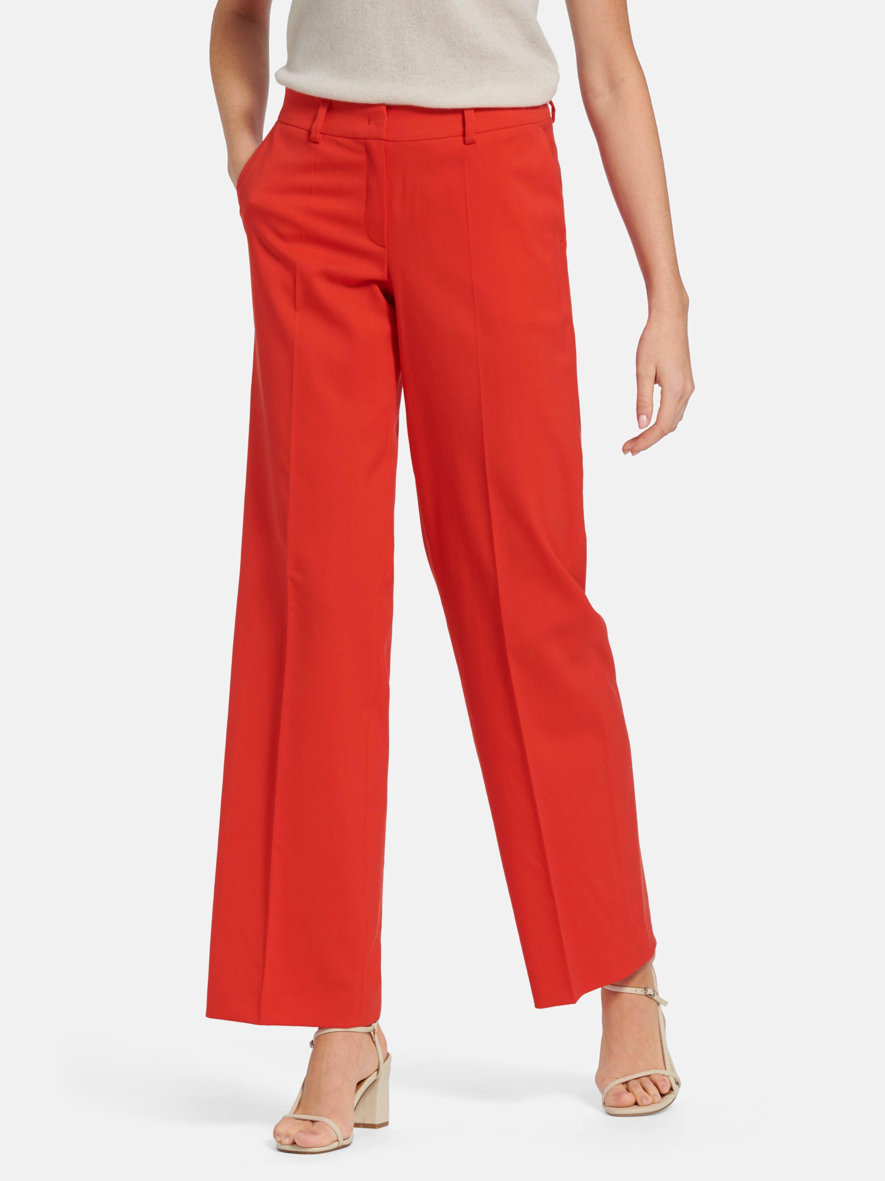 Fadenmeister Berlin - Trousers in wider style - coral