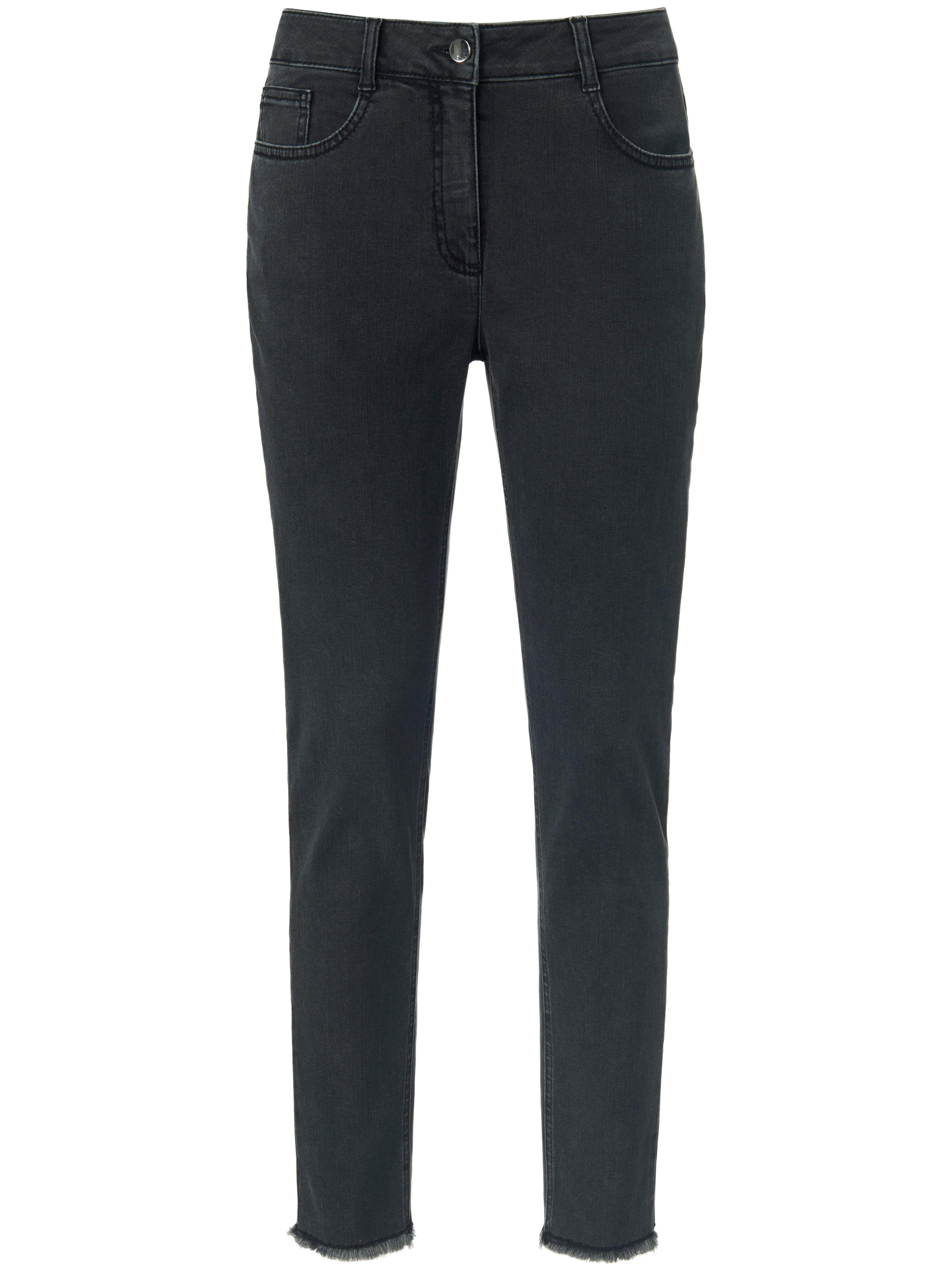 Jeans in smal 5-pocketsmodel Van MYBC zwart