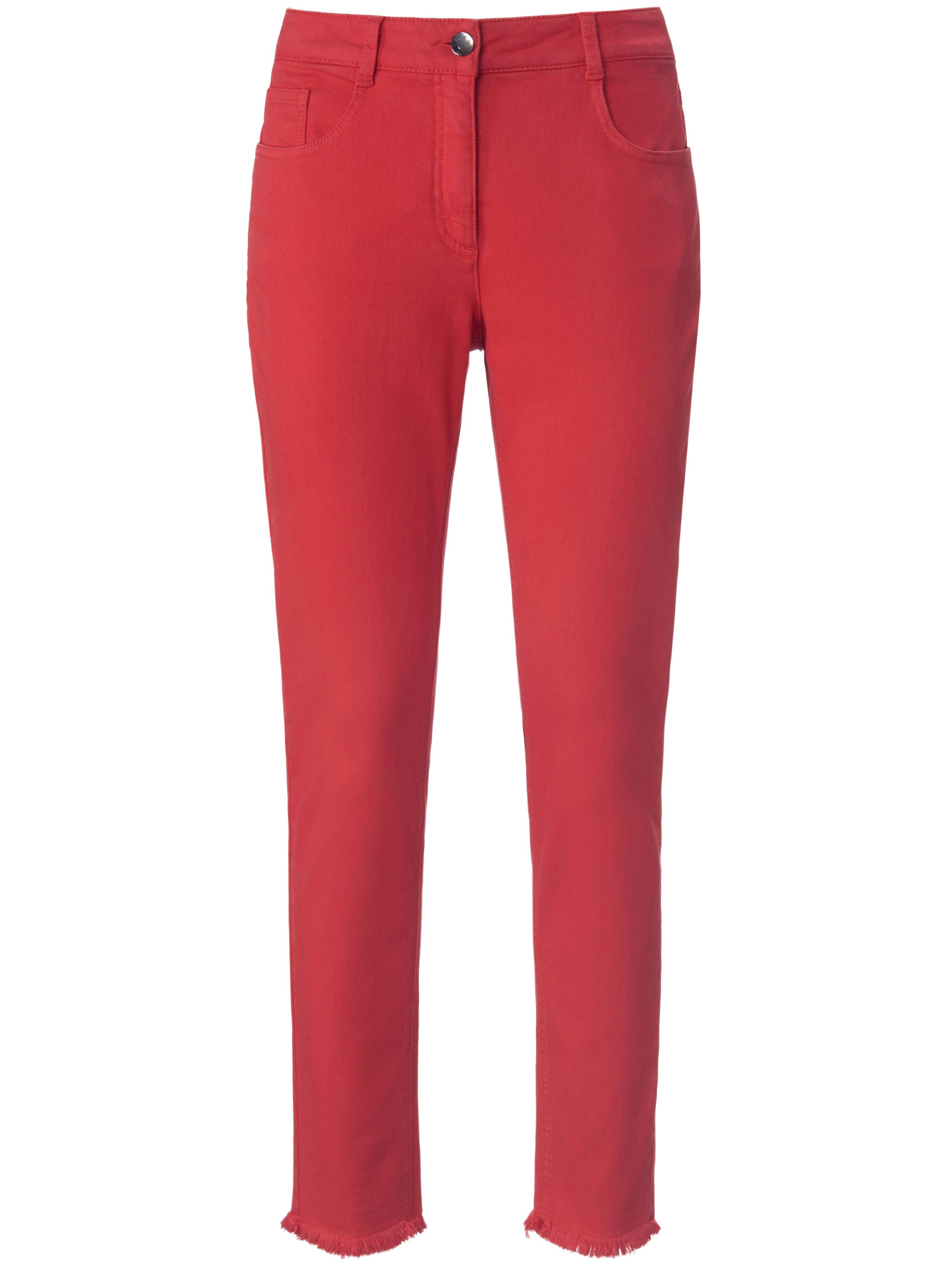Jeans in smal 5-pocketsmodel Van MYBC rood