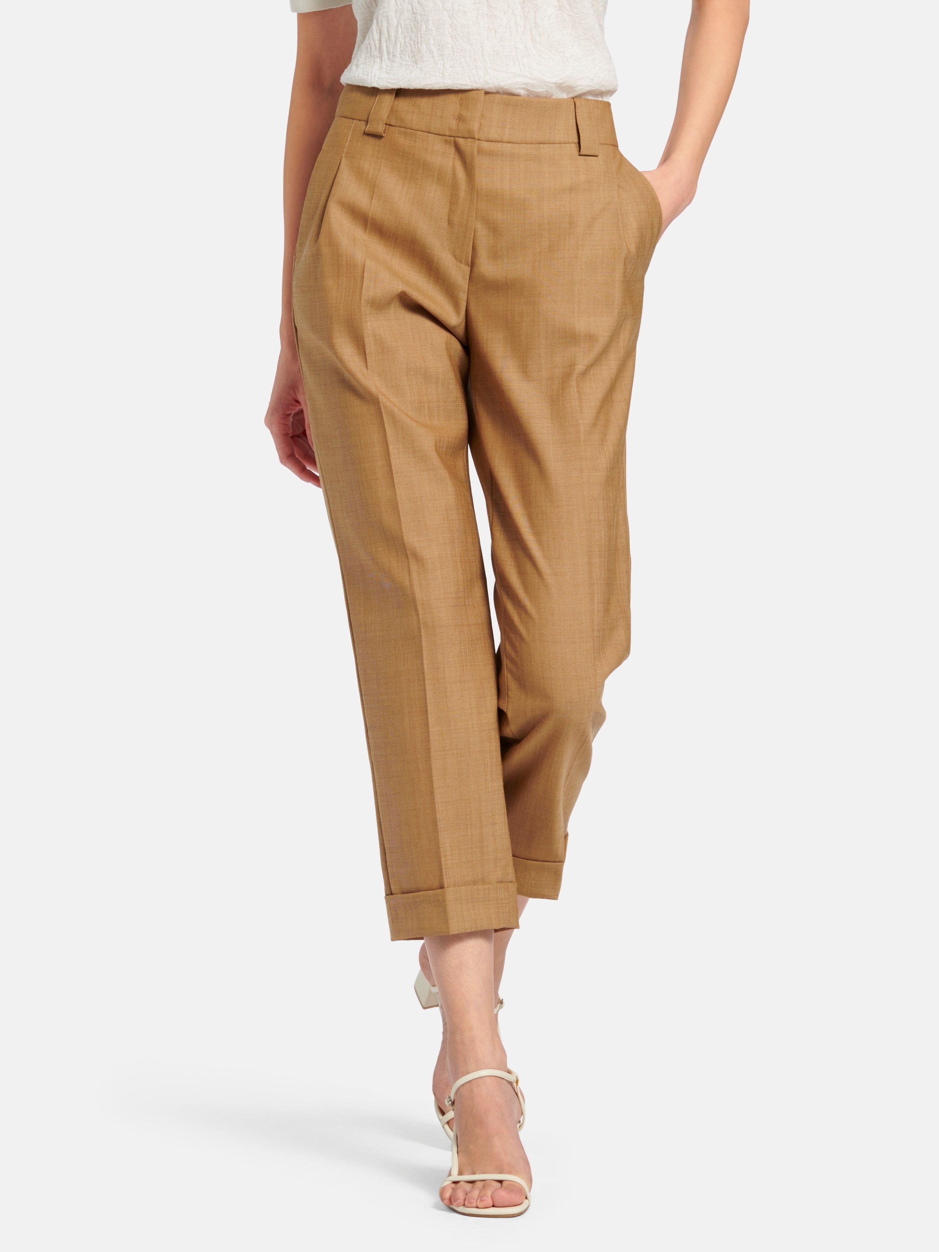 Fadenmeister Berlin - 7/8-broek met persplooien