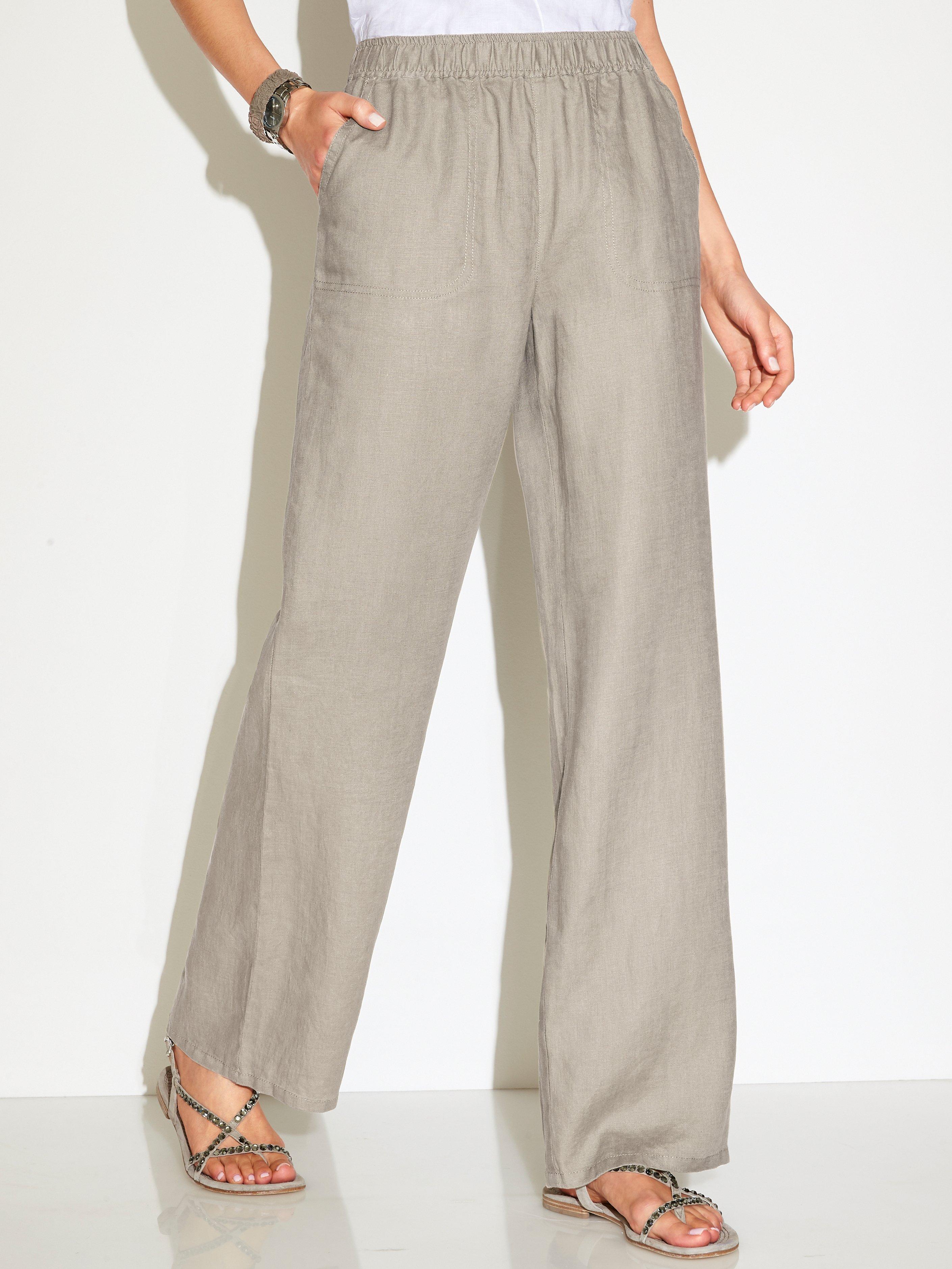 Peter Hahn - Schlupf-Hose aus 100% Leinen