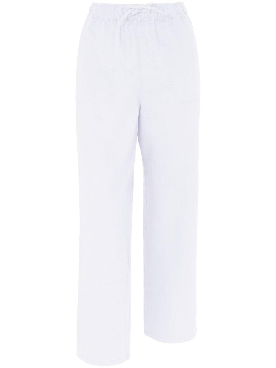 7/8-Schlupf-Hose aus 100% Leinen Peter Hahn weiss günstig online kaufen