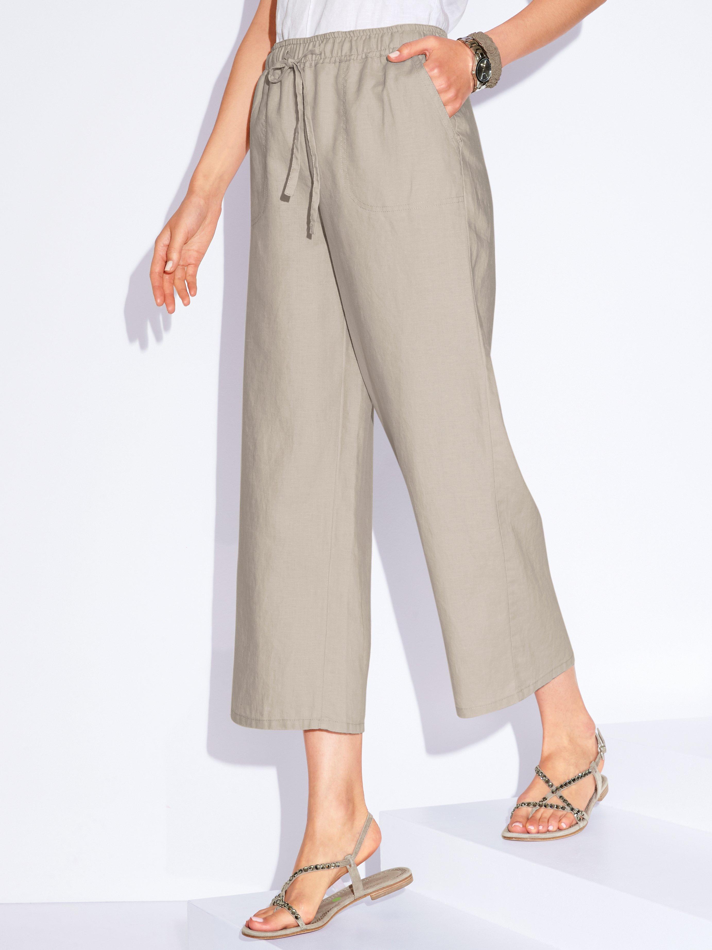 Peter Hahn - Le pantalon 7/8 taille ­élastiquée coupe Cornelia