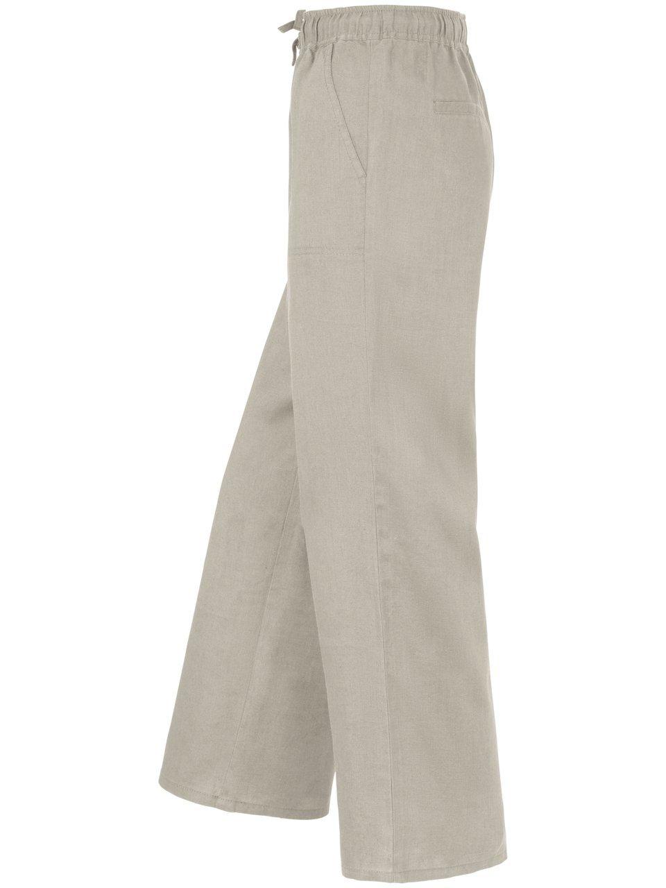 Thumbnail - 7/8-Schlupf-Hose aus 100% Leinen Peter Hahn beige