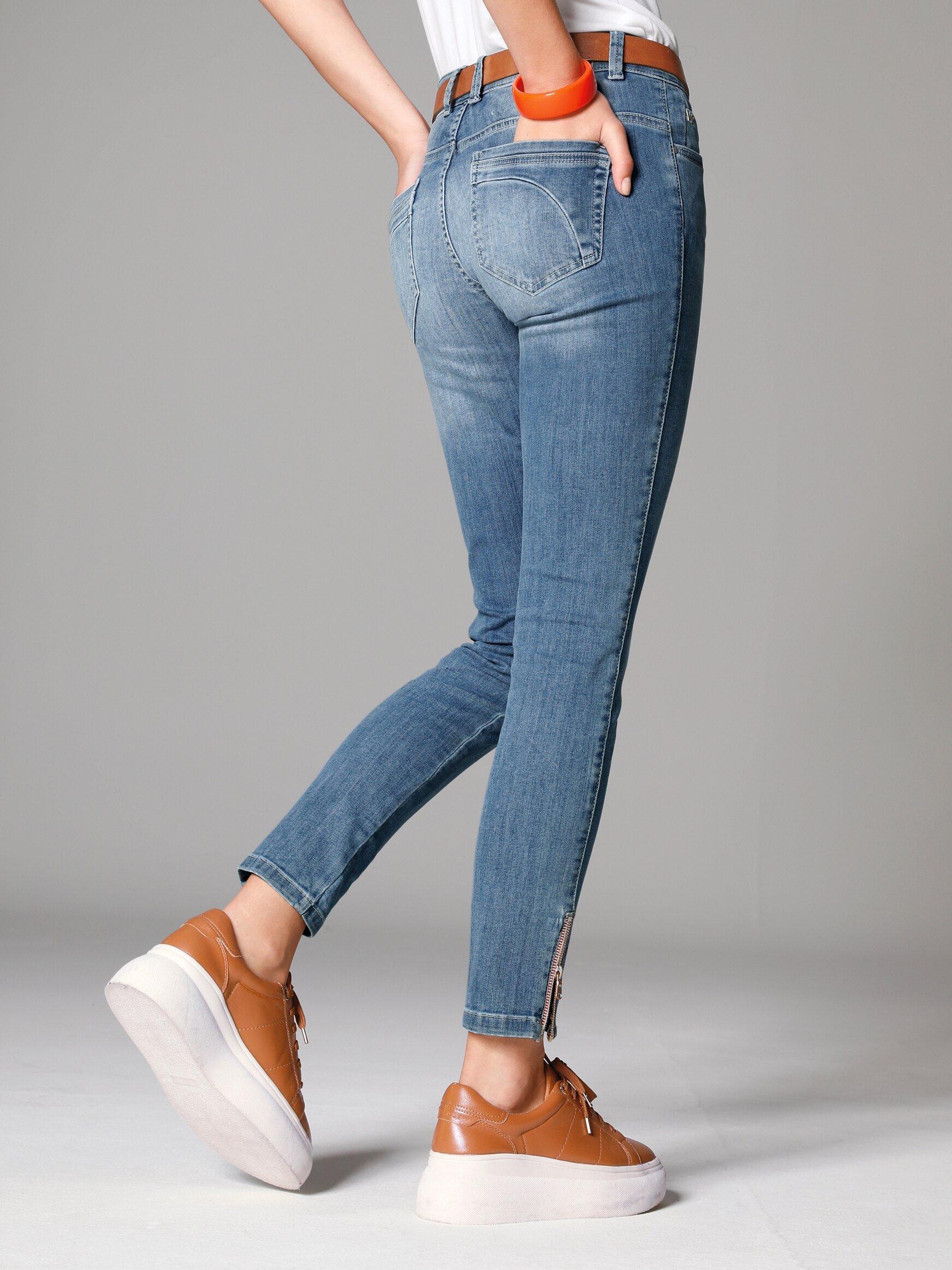 ankle design jeans