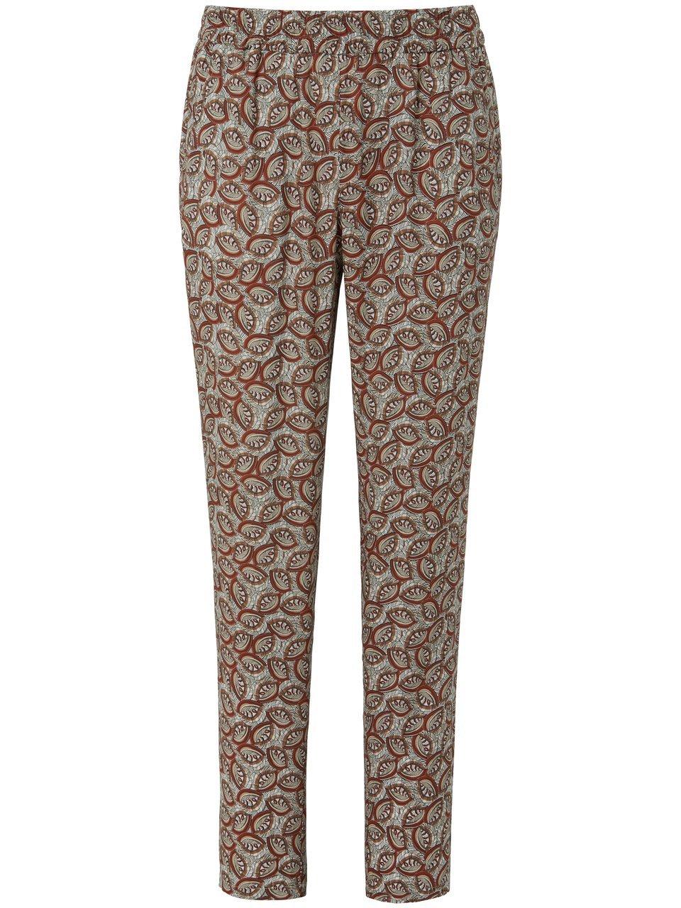 Enkellange broek minimal-dessin Van Peter Hahn multicolour