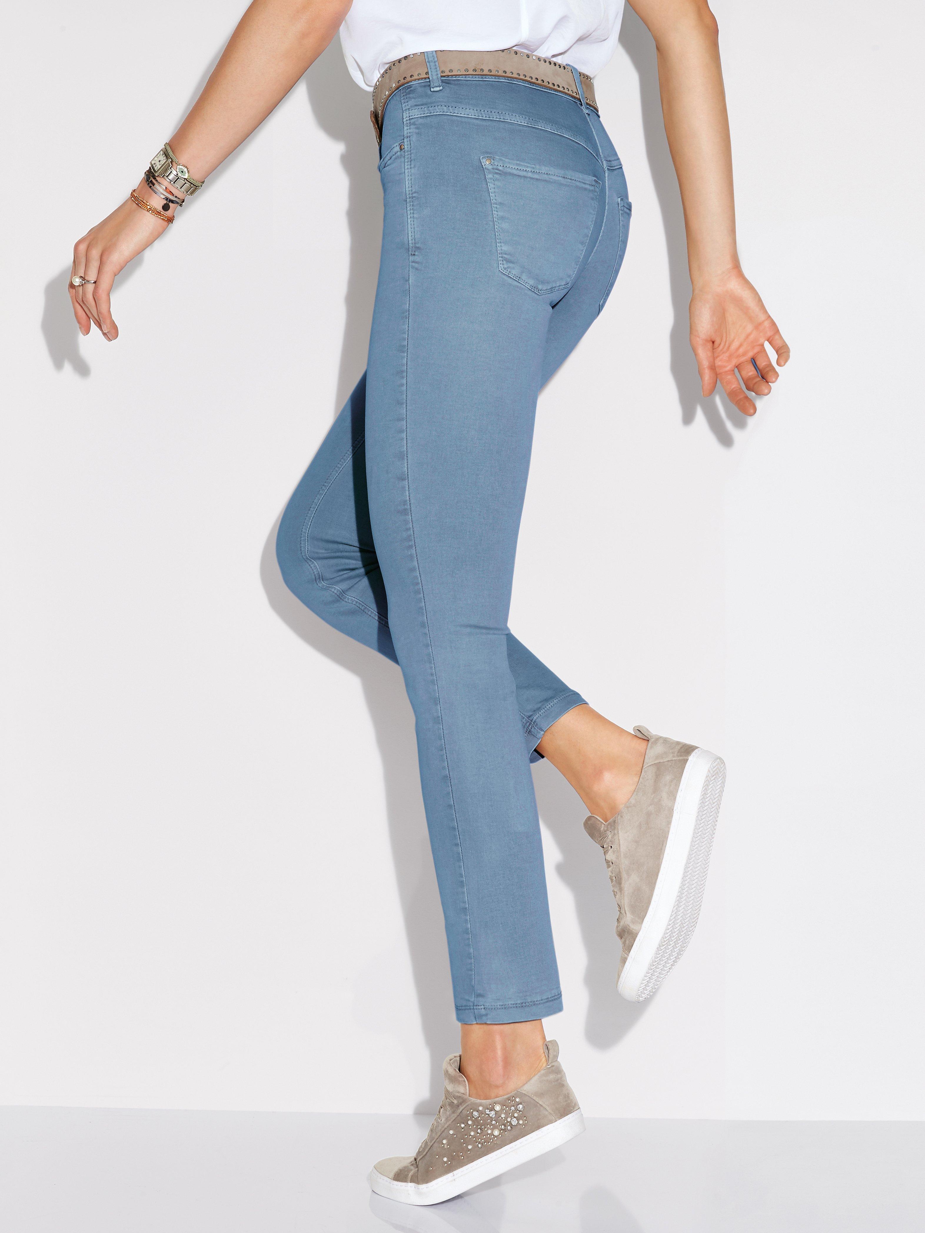 Mac - Dream jeans with straight leg - bleached denim