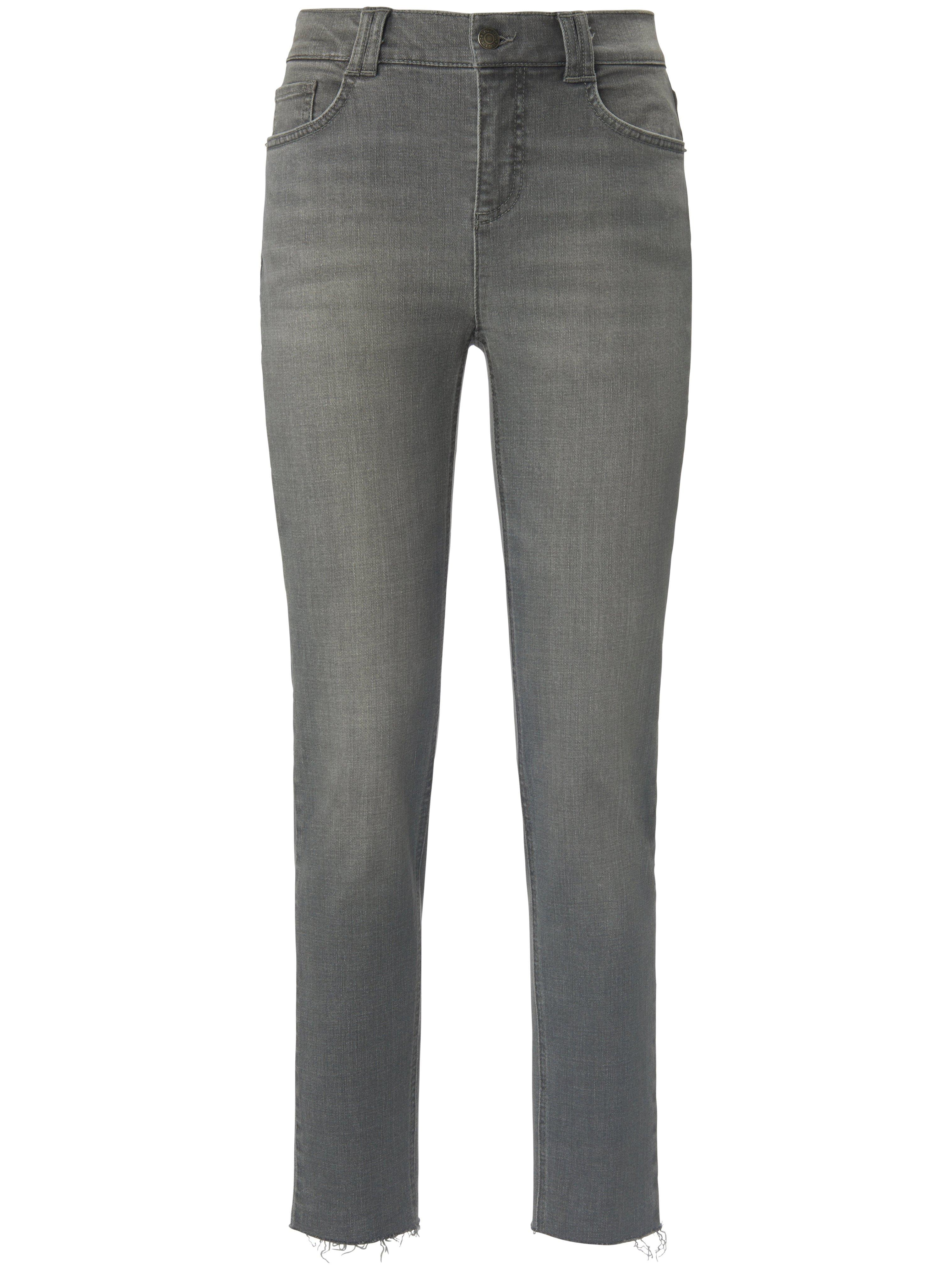 Enkellange Slim Fit-jeans opengewerkte zoom Van DAY.LIKE denim