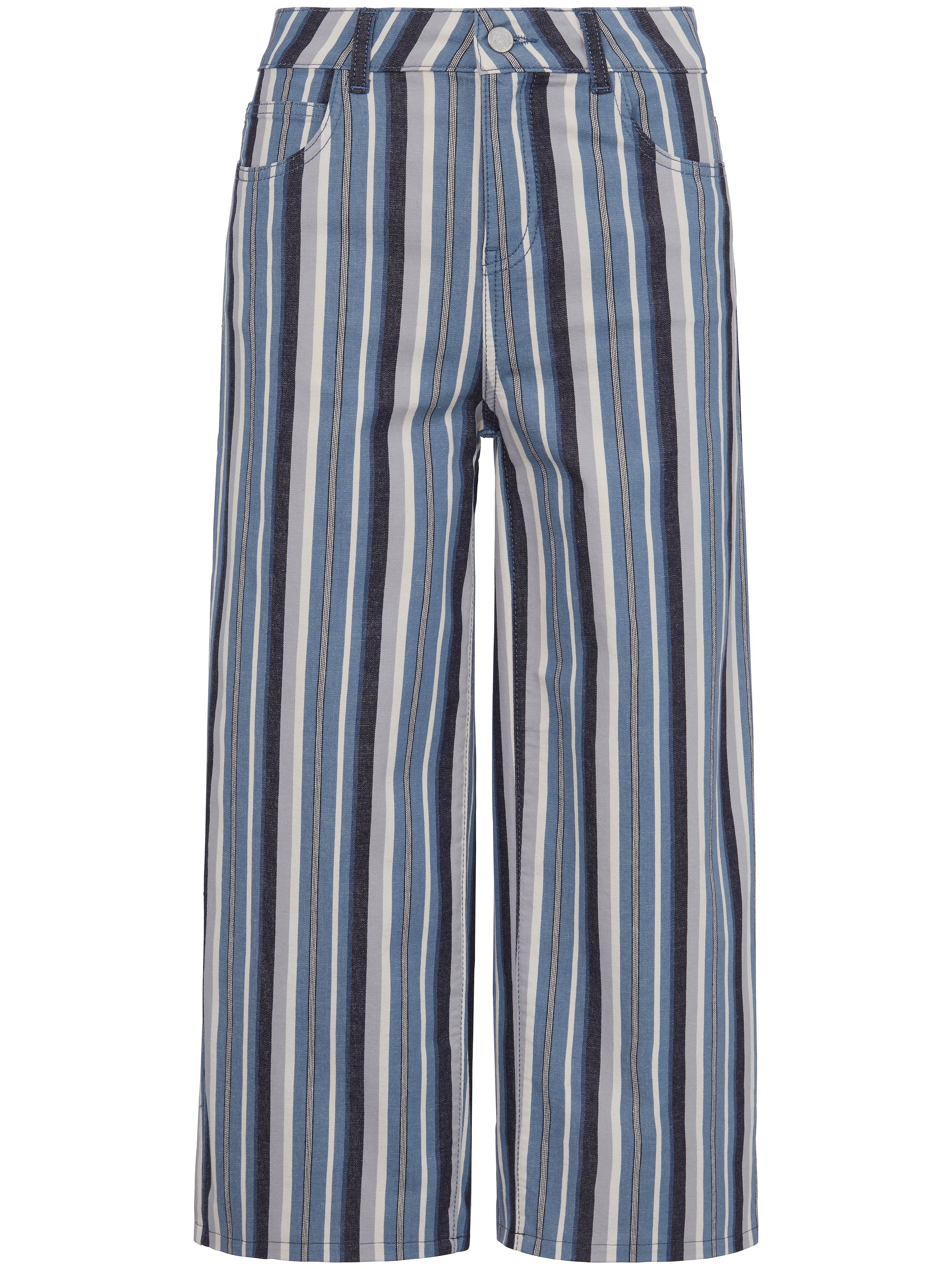 7/8-jeans pasvorm Cornelia in 5-pocketsmodel Van Peter Hahn blauw