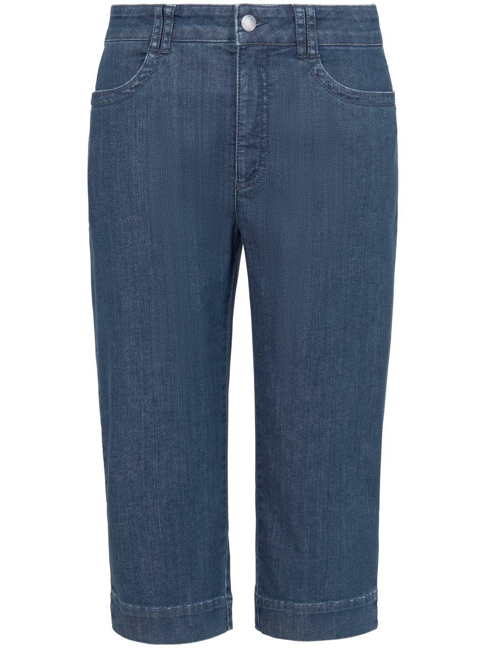 Capri-broek kleine splitten Van Peter Hahn denim