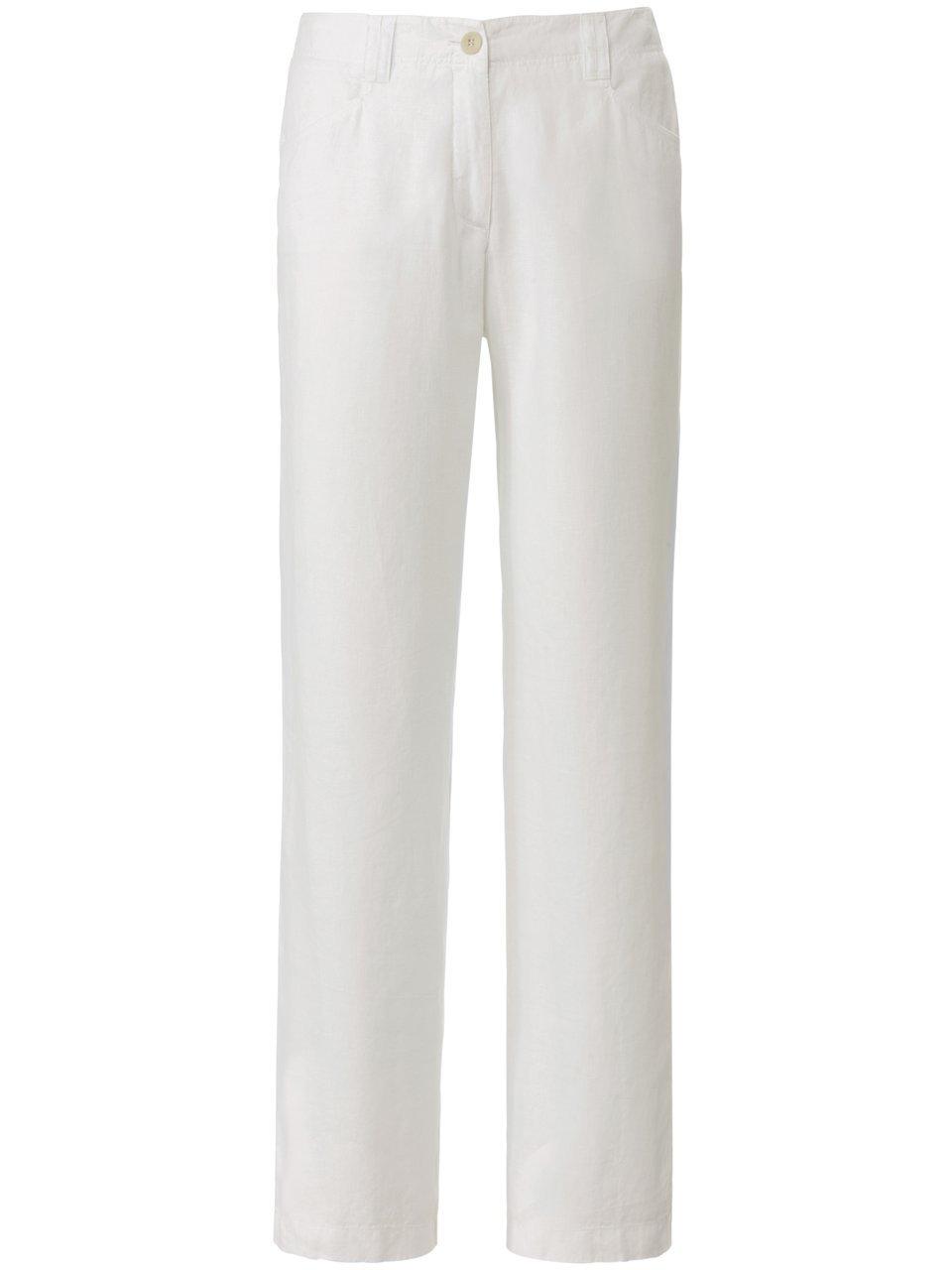 Broek 100% linnen Van PETER HAHN PURE EDITION wit