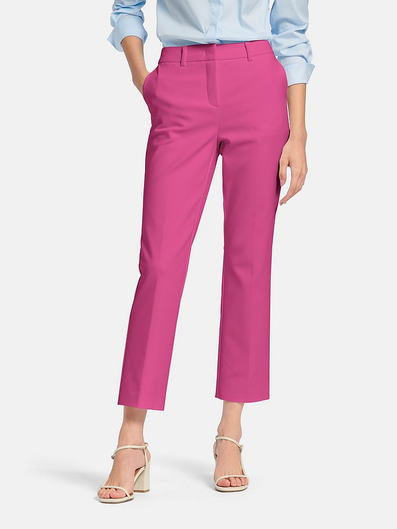 ST. EMILE Ankle-length trousers with straight leg