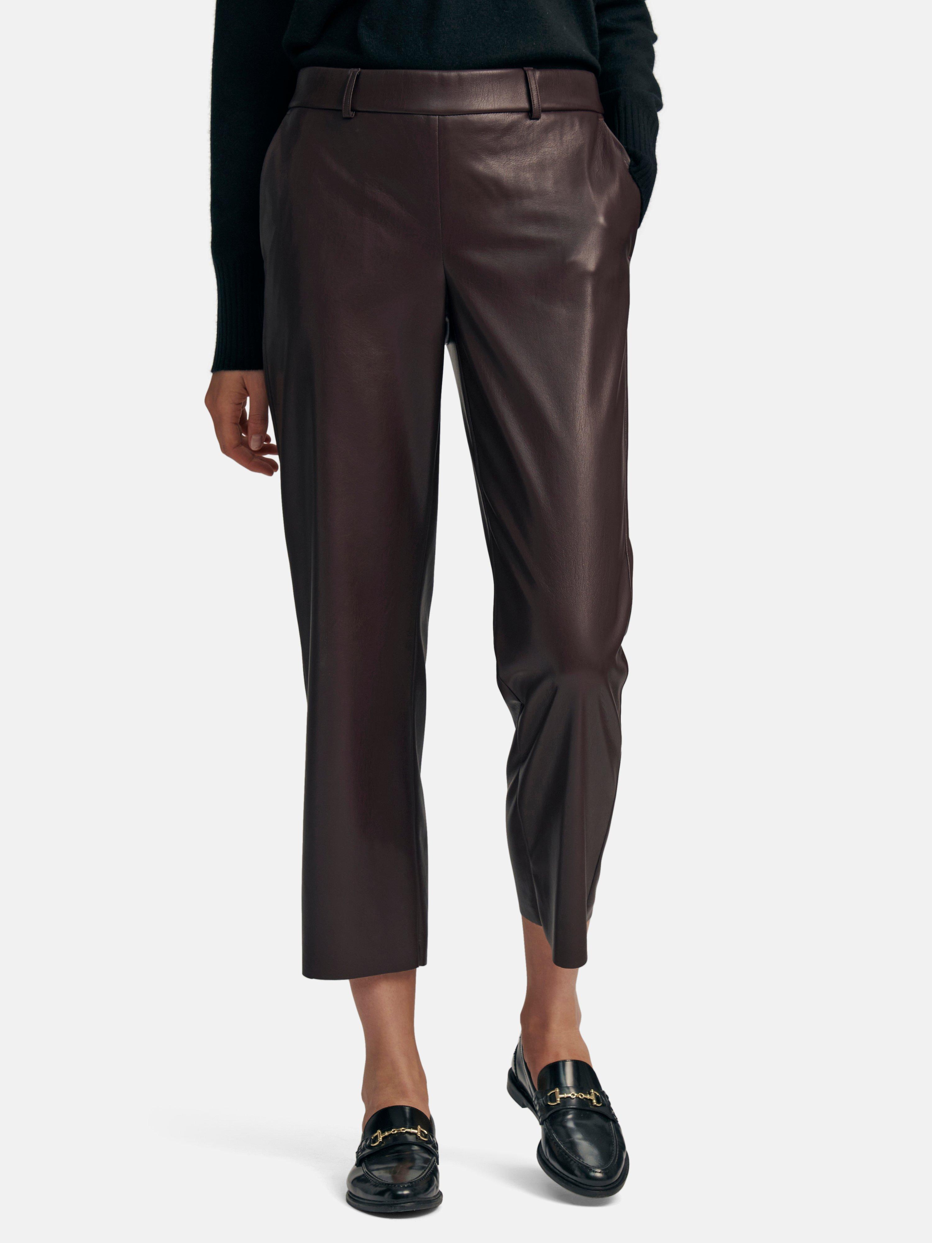 portray berlin - 7/8-broek van imitatieleer met rechte pijpen