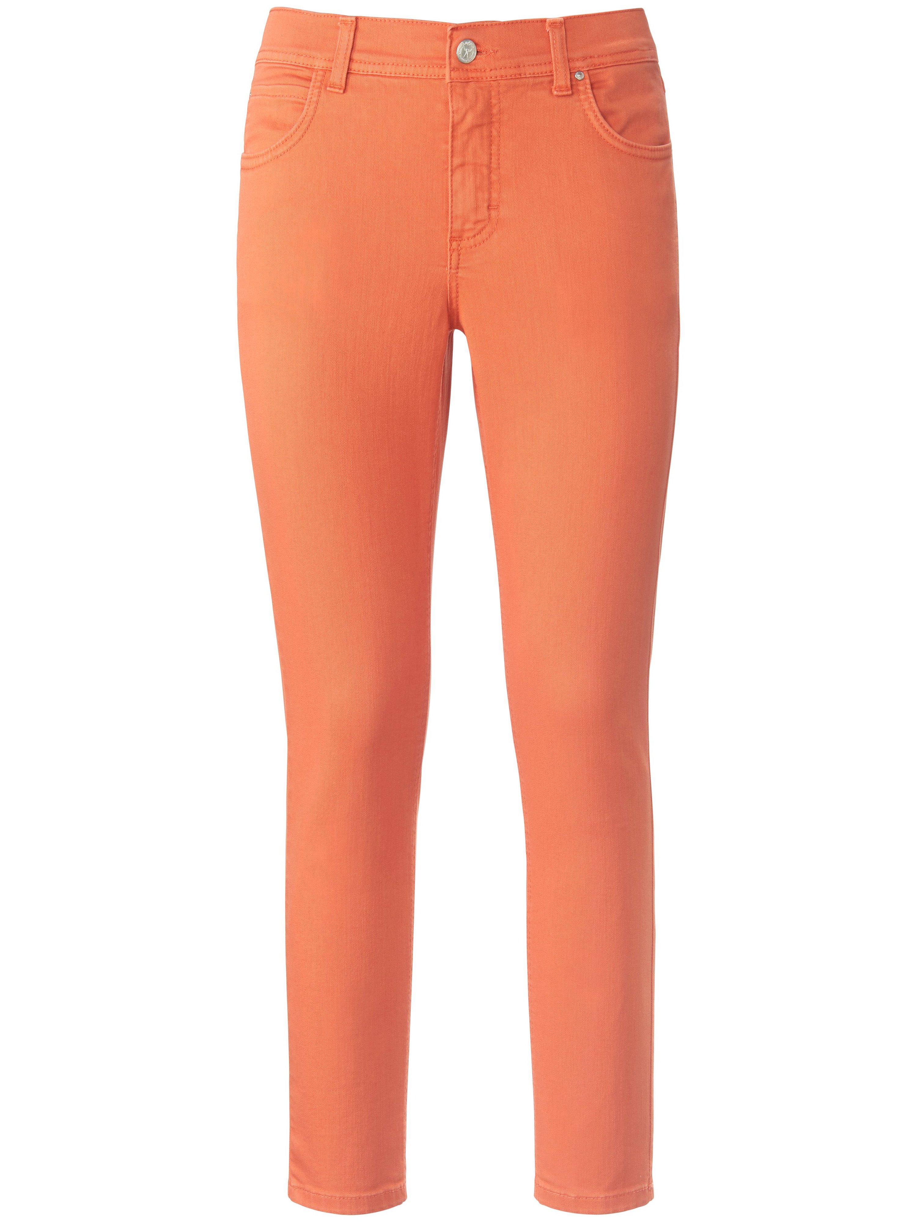 Jeans model Ornella iets kortere pijpen Van ANGELS oranje