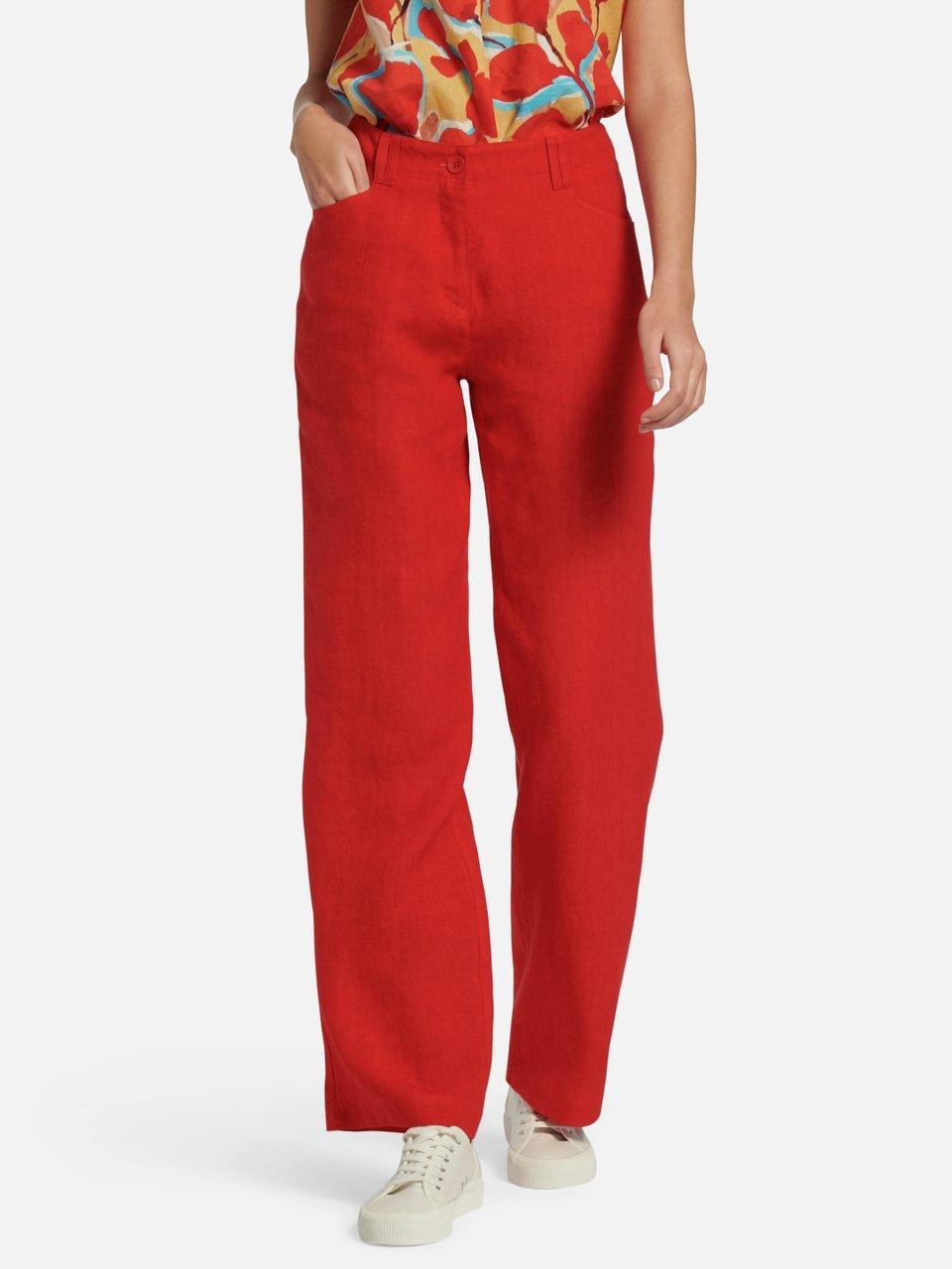 PETER HAHN PURE EDITION - Hose aus 100% Leinen