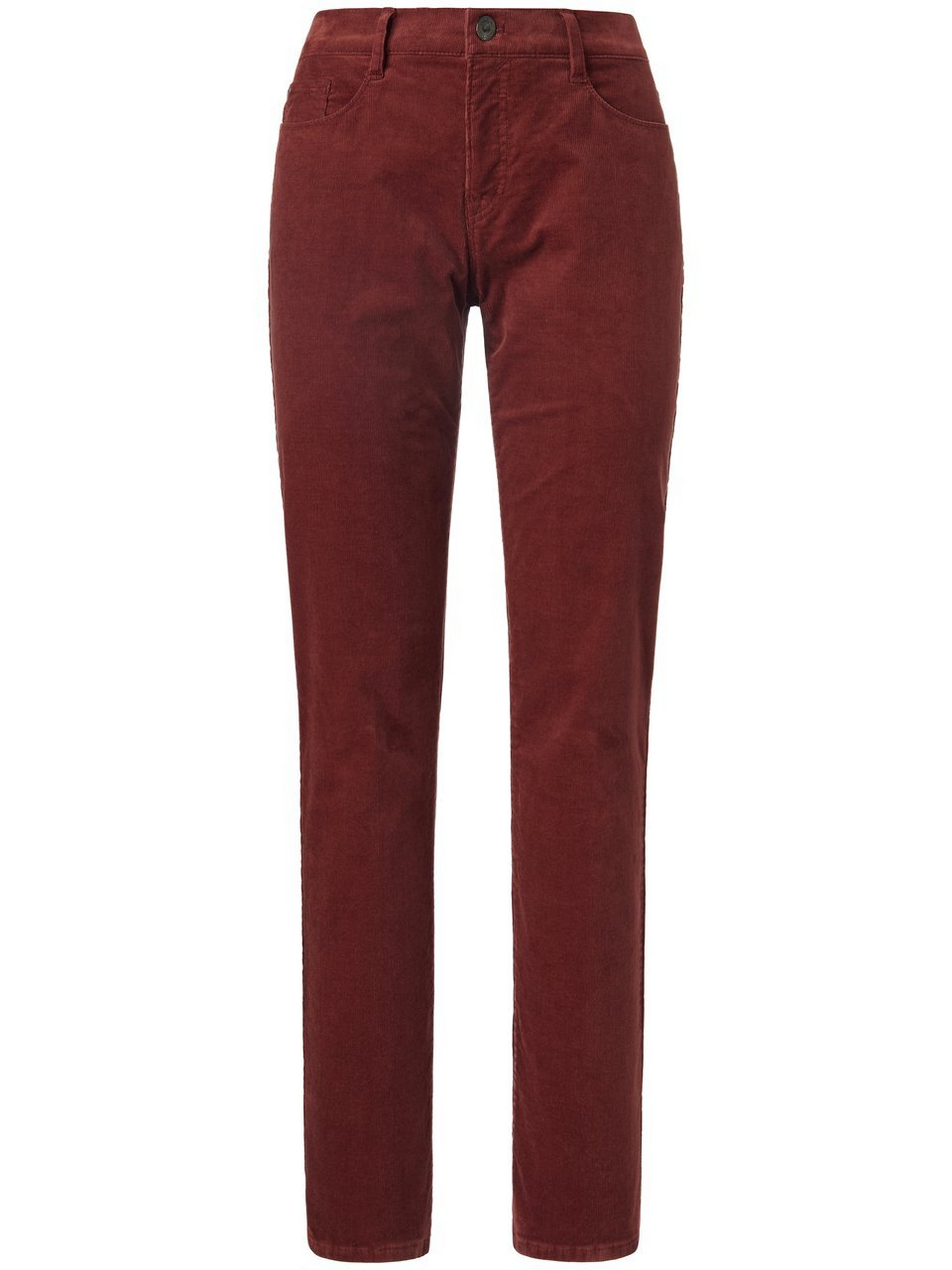Le pantalon en velours Feminine Fit modèle Carola  Brax Feel Good rouge
