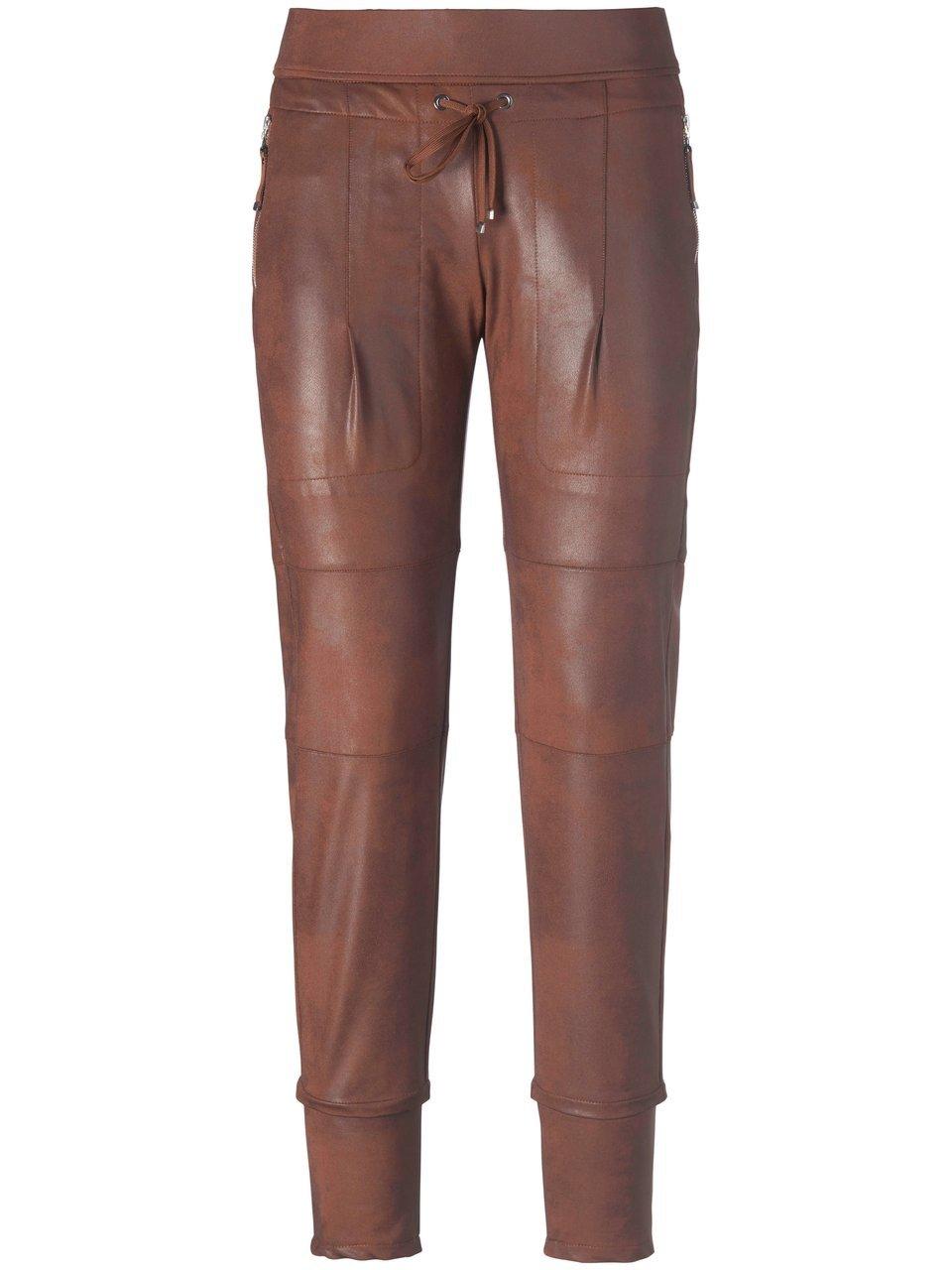 Jersey broek model Candy Van Raffaello Rossi bruin