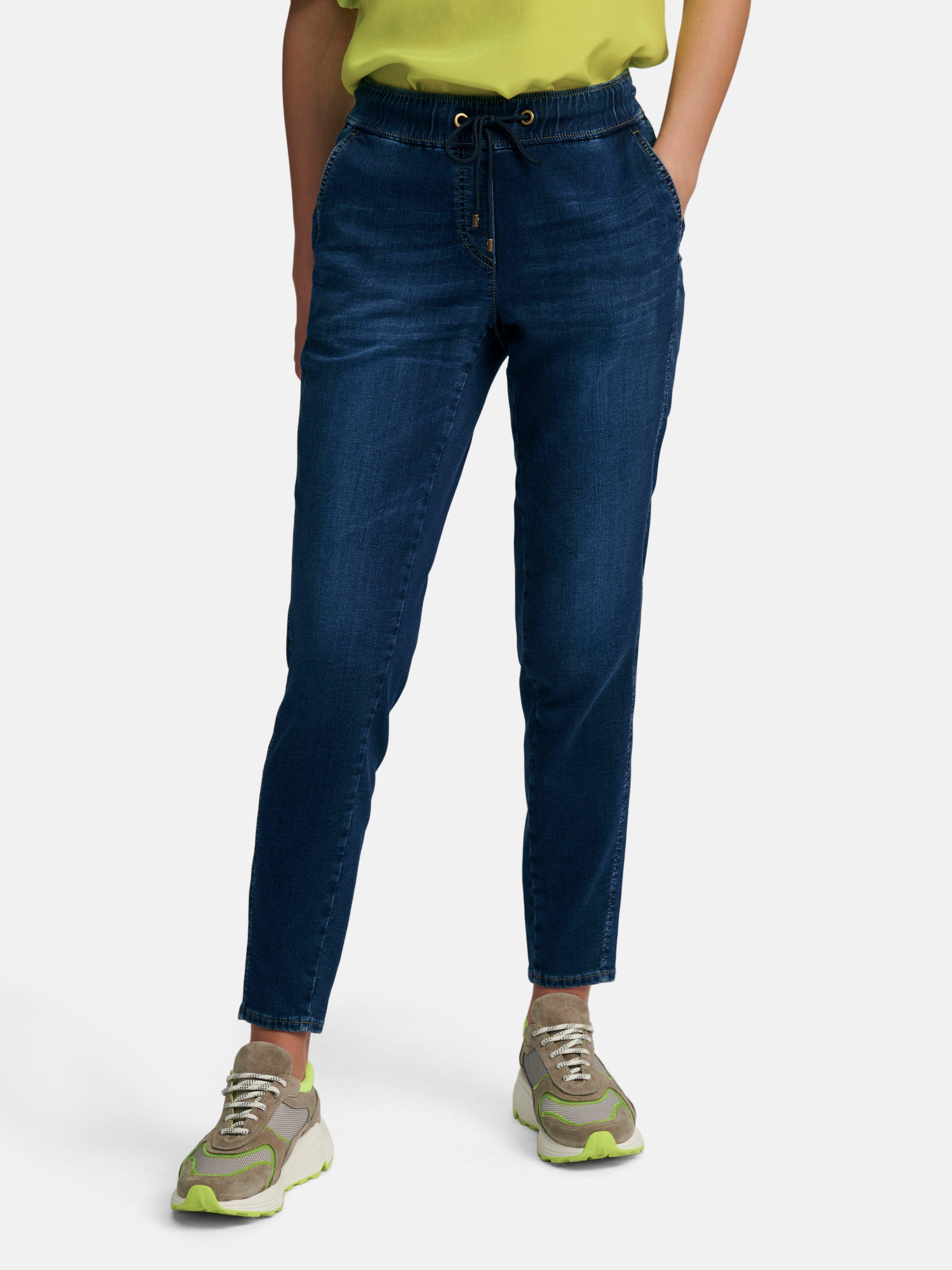 Sandalen Hijsen ader Atelier Gardeur - Enkellange broek in jogg-pant-stijl model Chris - blue- denim