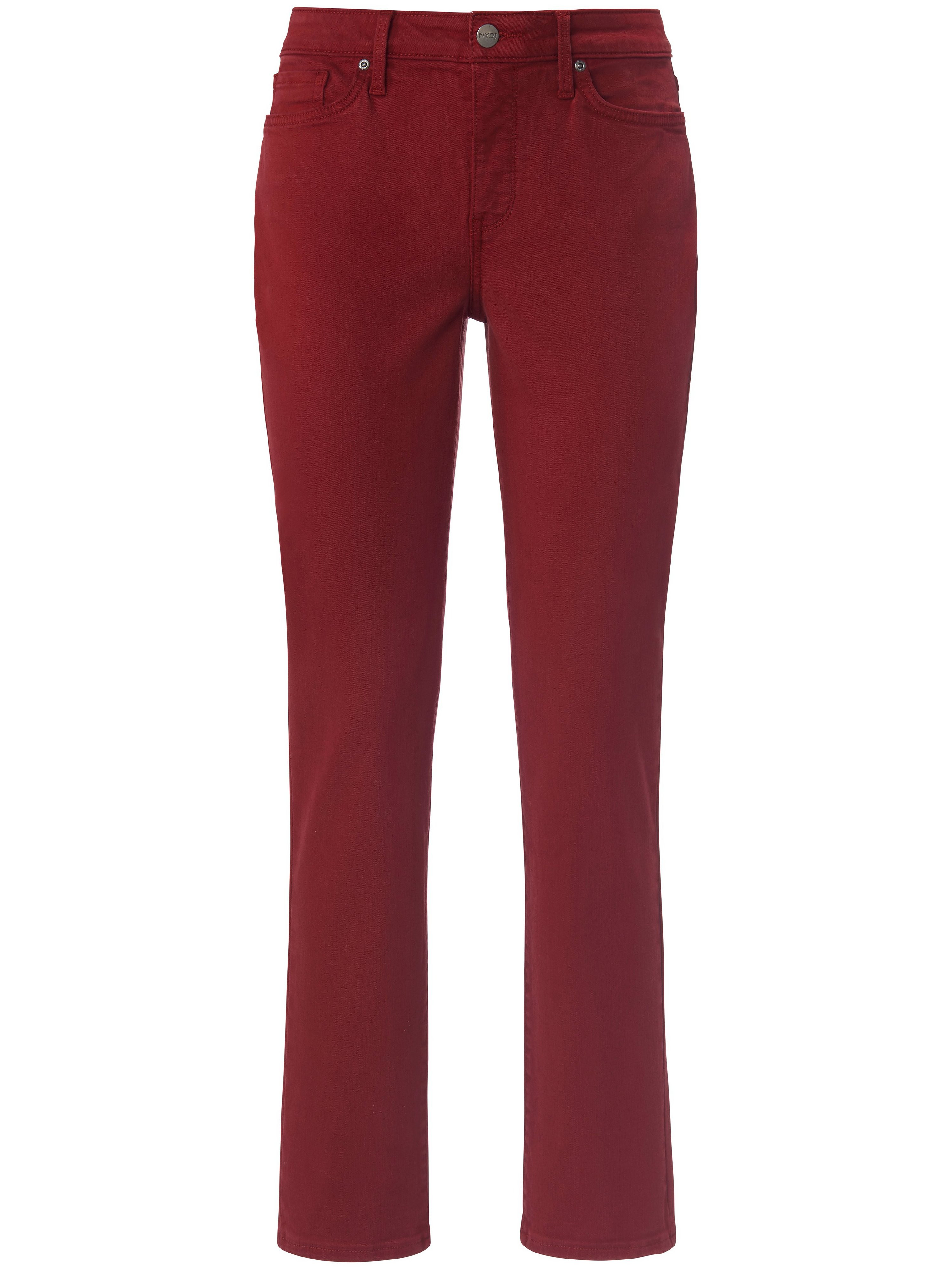 Jeans model Alina Ankle smalle pijpen Van NYDJ rood