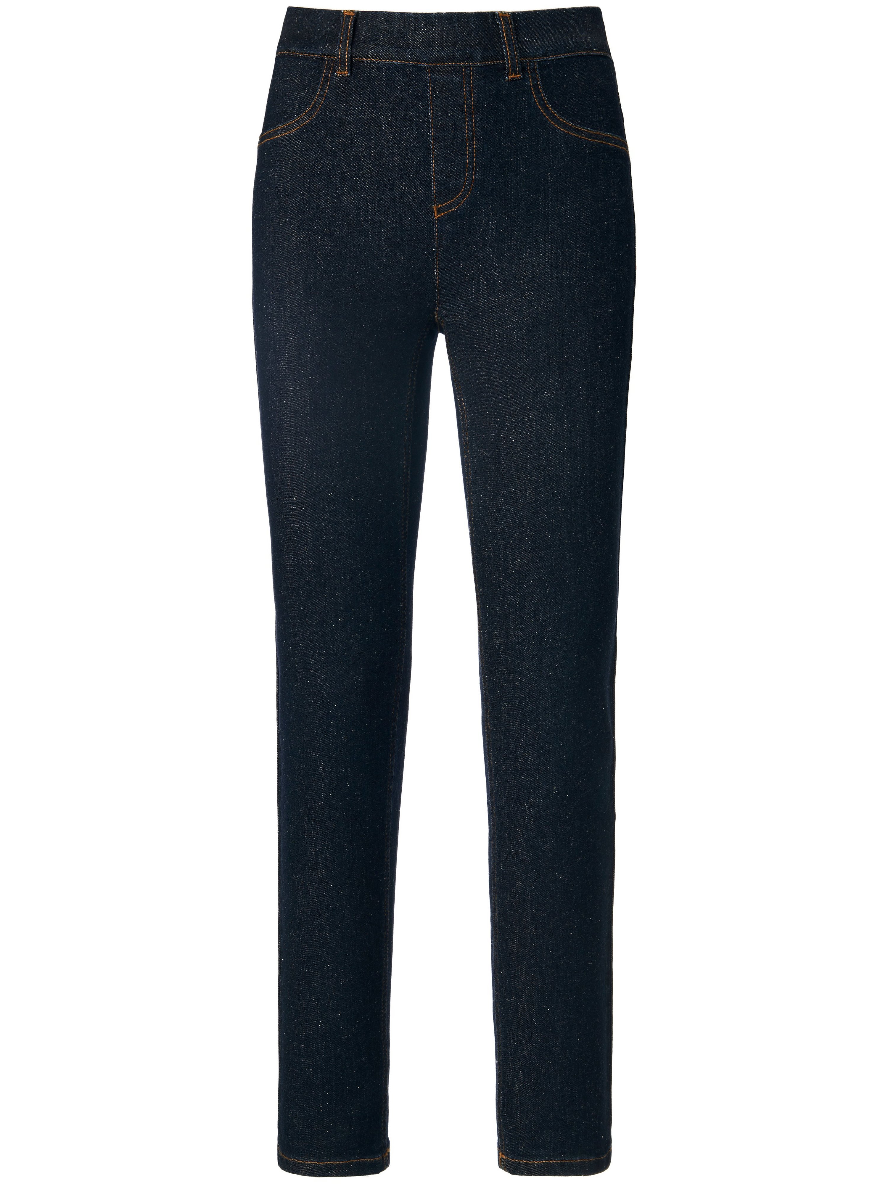 Le jean taille élastiquée avec faux zip  PETER HAHN PURE EDITION denim