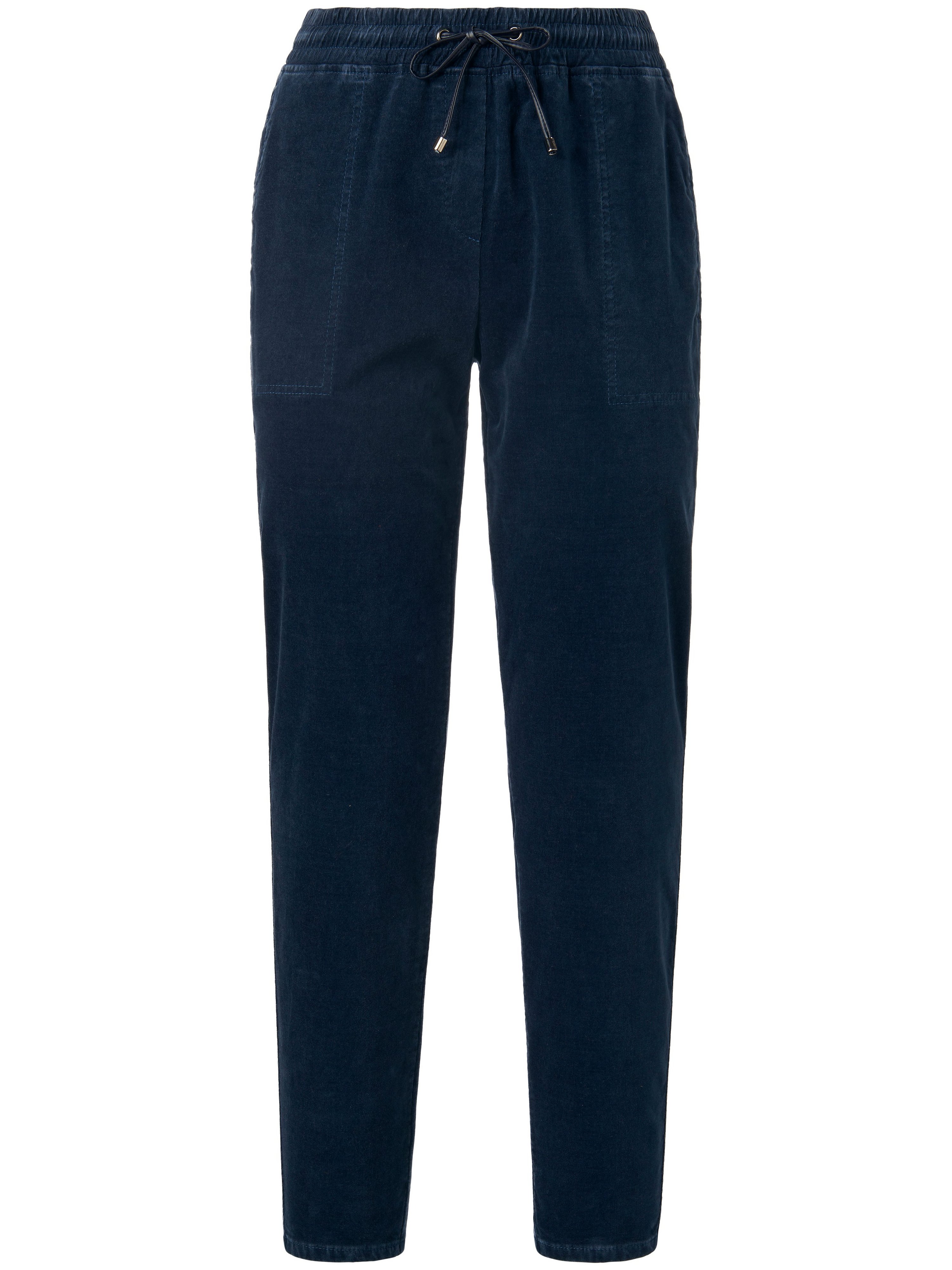 Le pantalon à taille élastiquée Modèle Sue Ankle  TONI bleu taille 38
