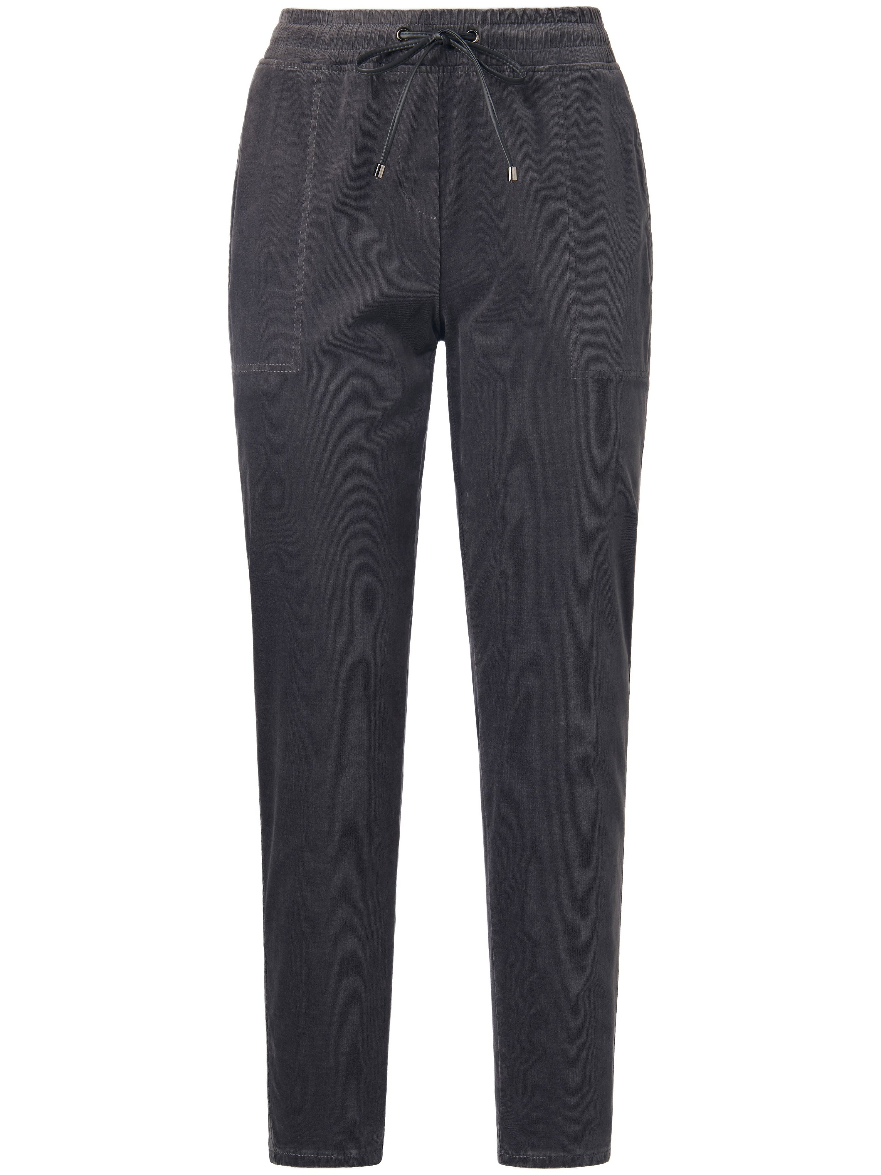 Le pantalon à taille élastiquée Modèle Sue Ankle  TONI gris taille 38