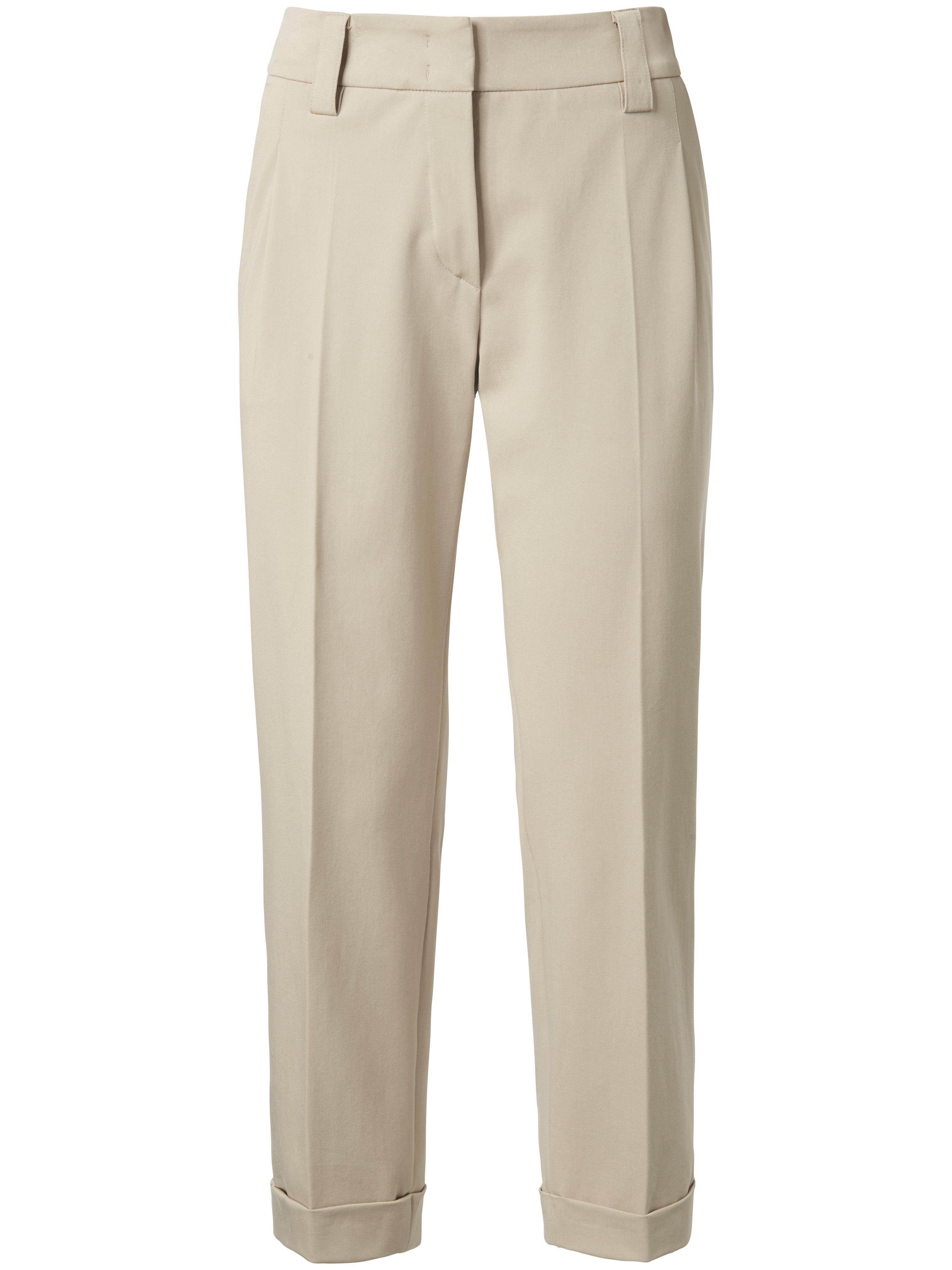 7/8-broek persplooien Van Fadenmeister Berlin beige