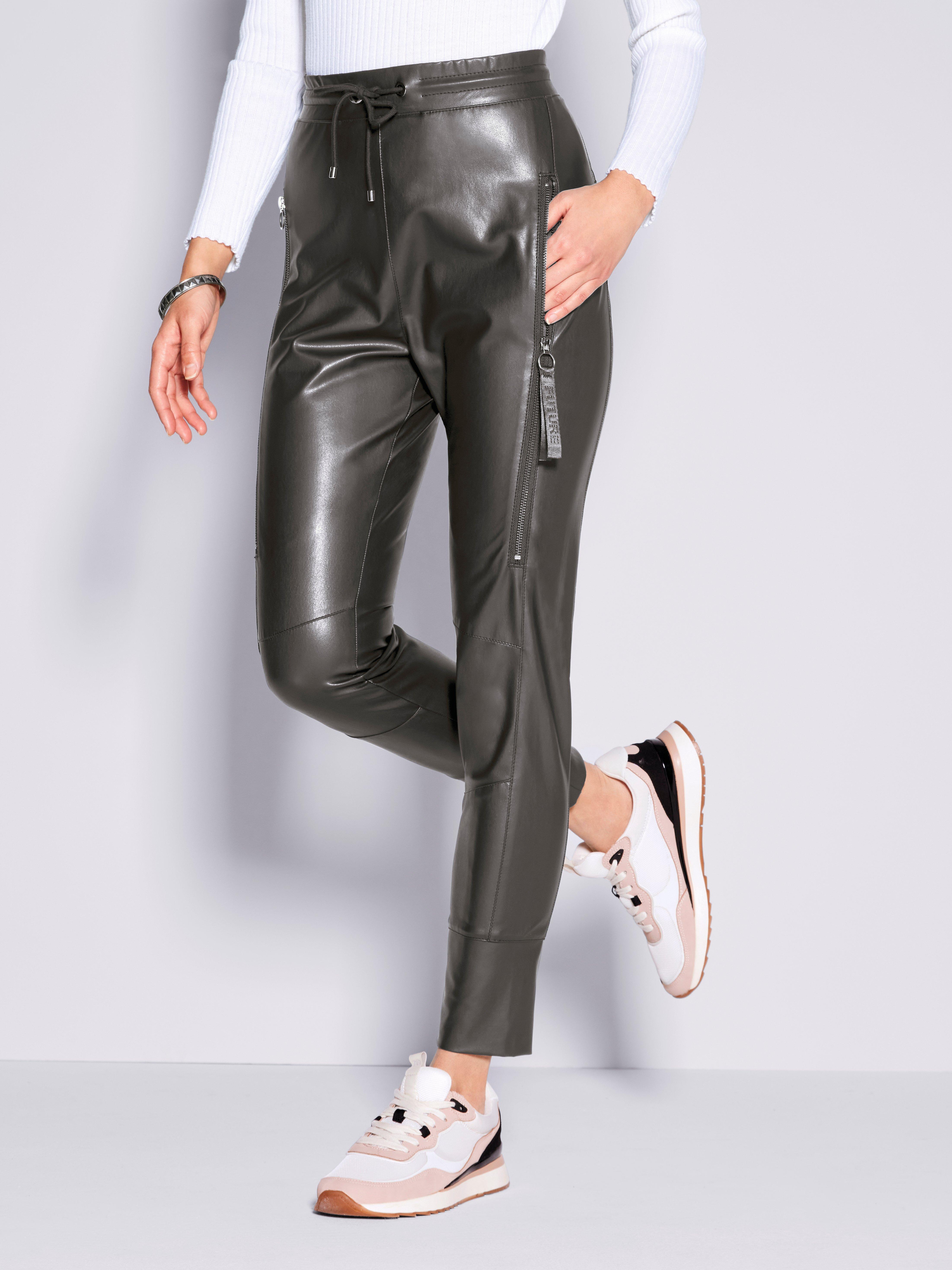 Mac discount leren broek