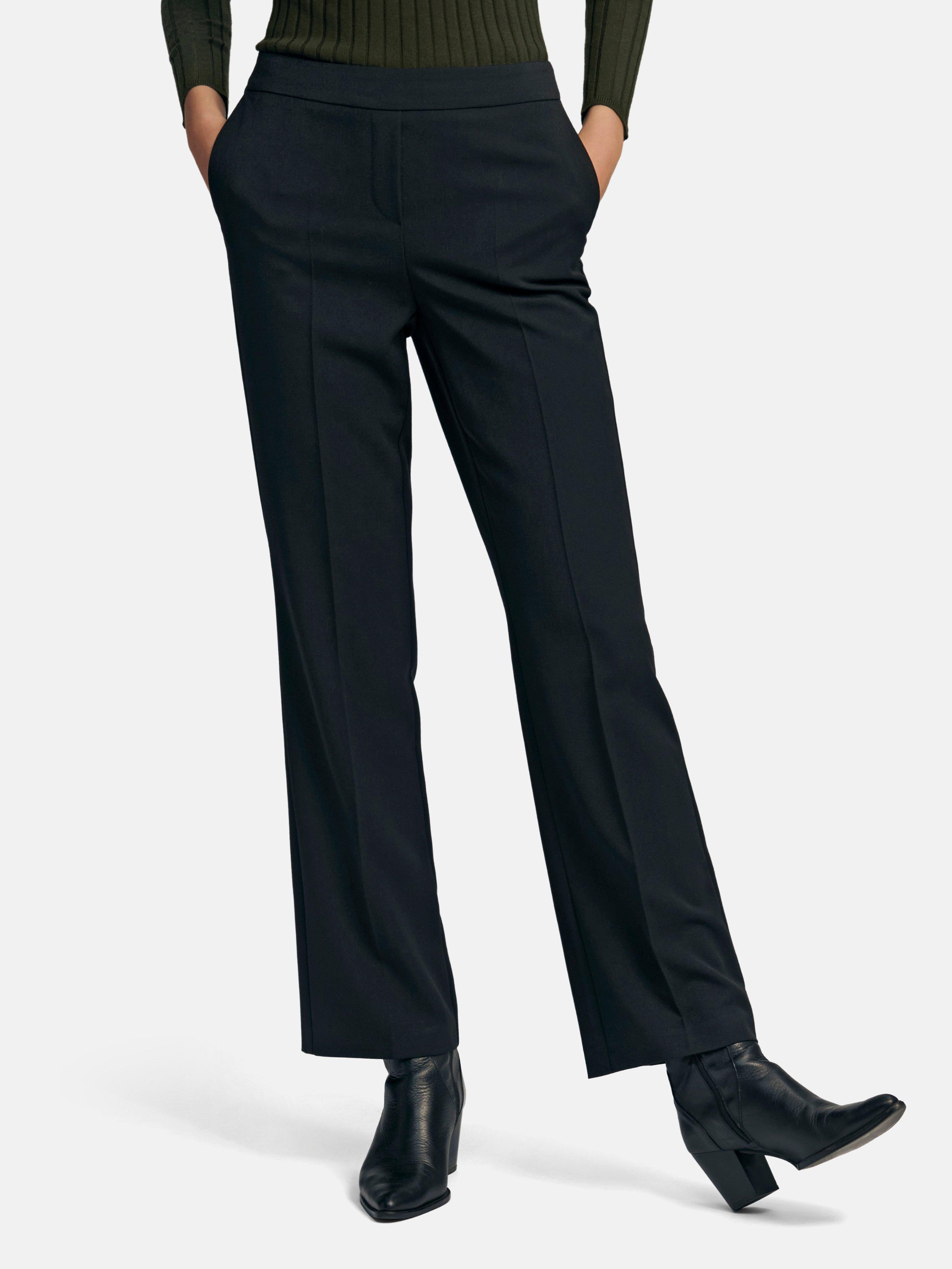 Peter Hahn Le pantalon taille lastiqu e coupe Cornelia noir