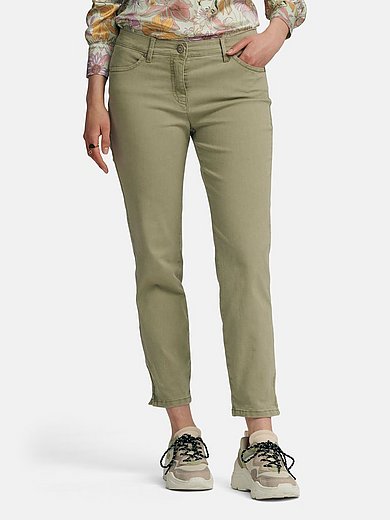 Toni - Perfect shape zip 7/8-length trousers