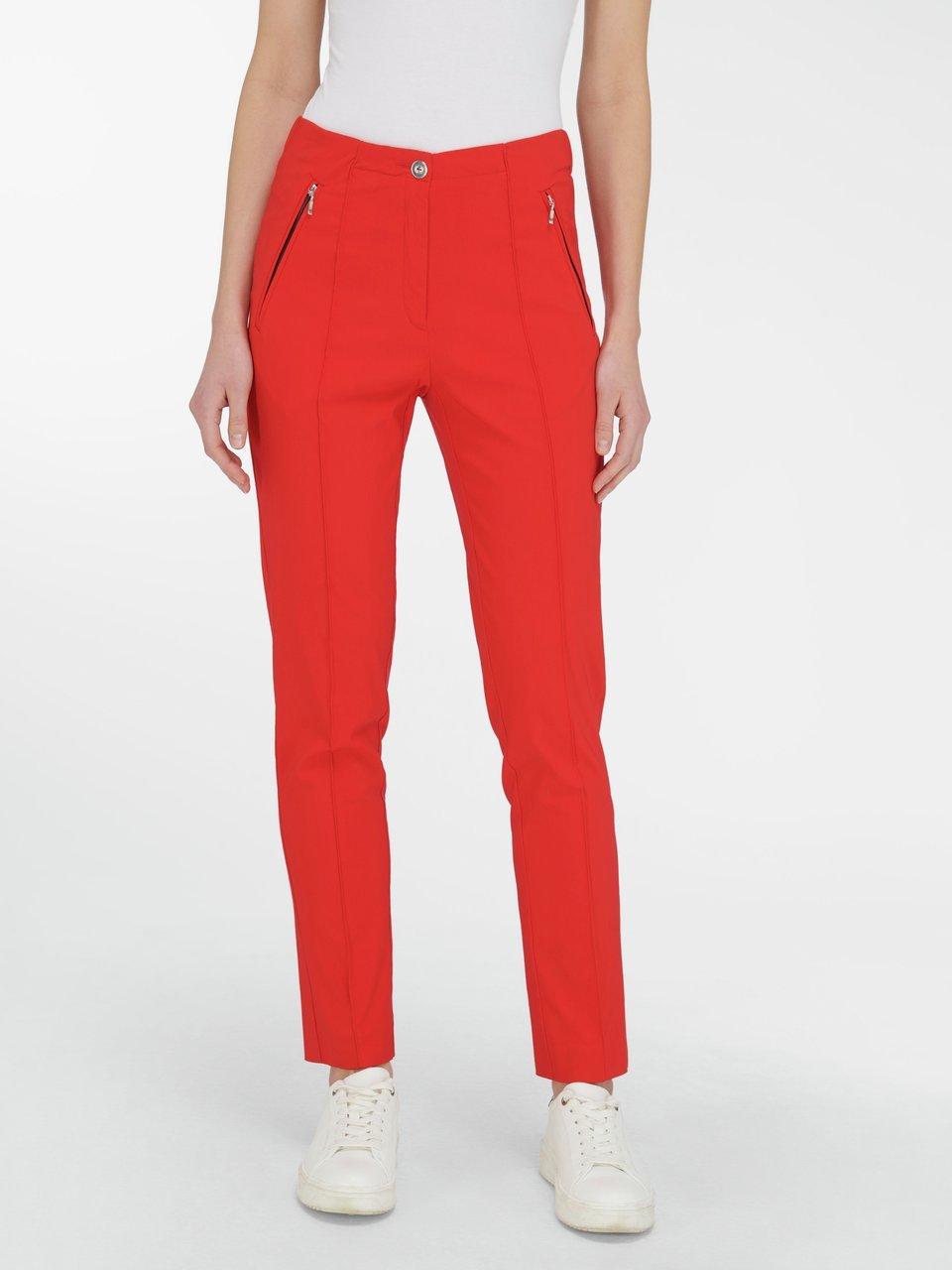 Pantalon femme satine lin pomelo