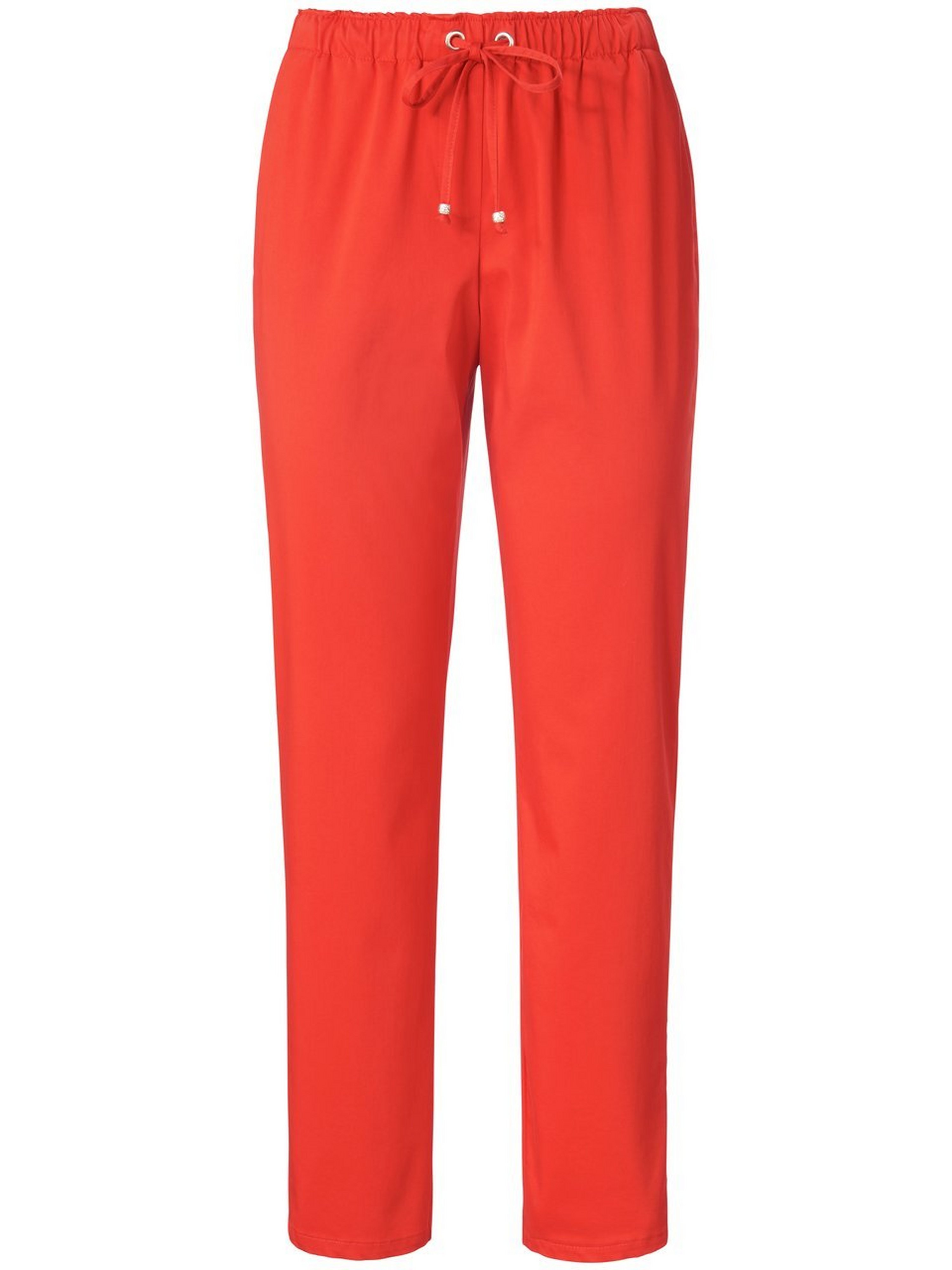 Le jogg-pant coupe Barbara  Peter Hahn rouge