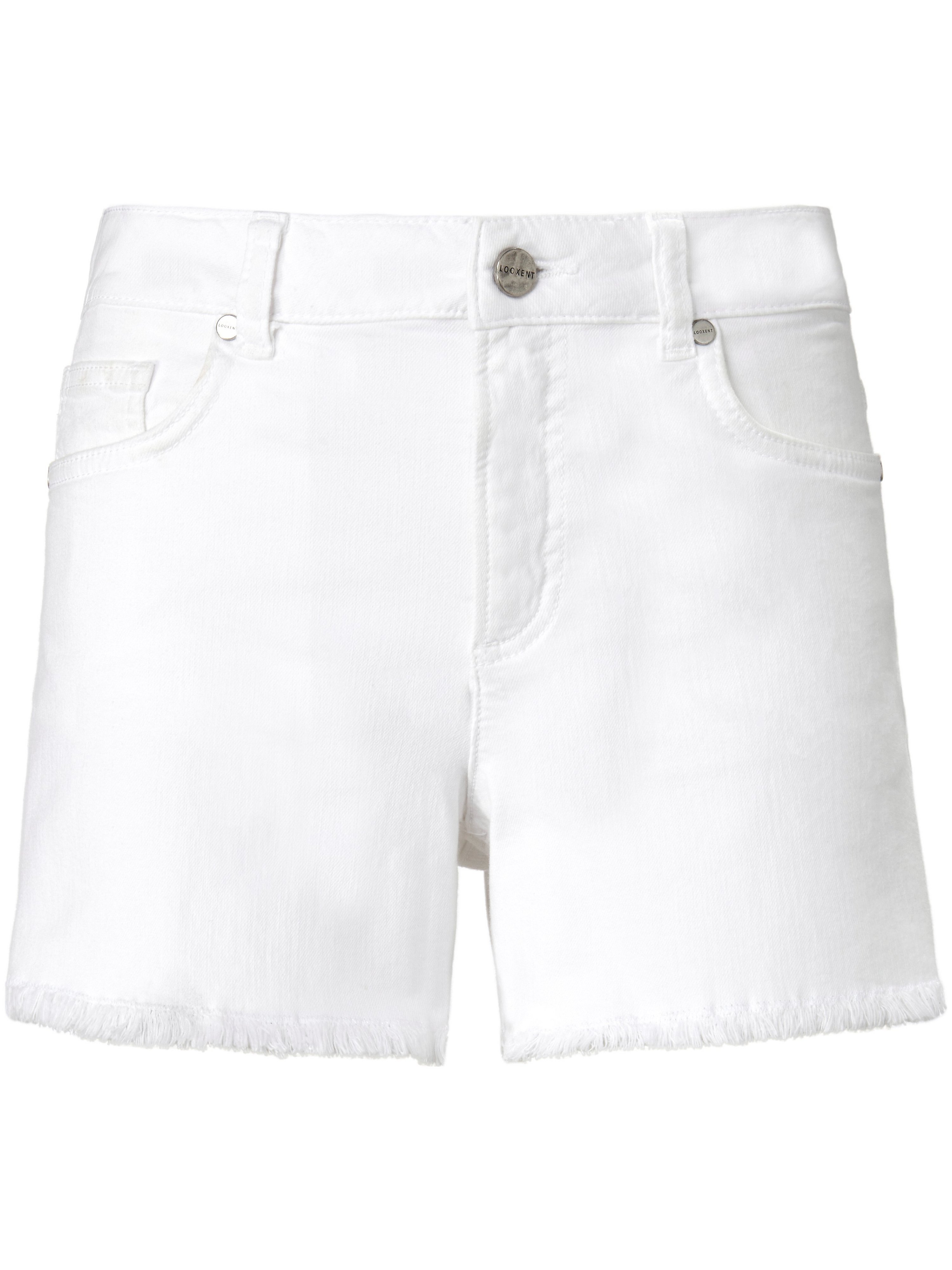 Le short en jean coupe 5 poches  Looxent blanc