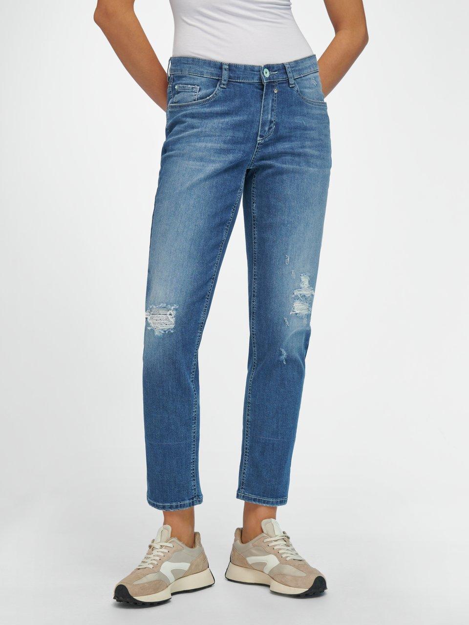 Overfrakke parfume knude Glücksmoment - Loose Fit-jeans model Grace - Blue denim