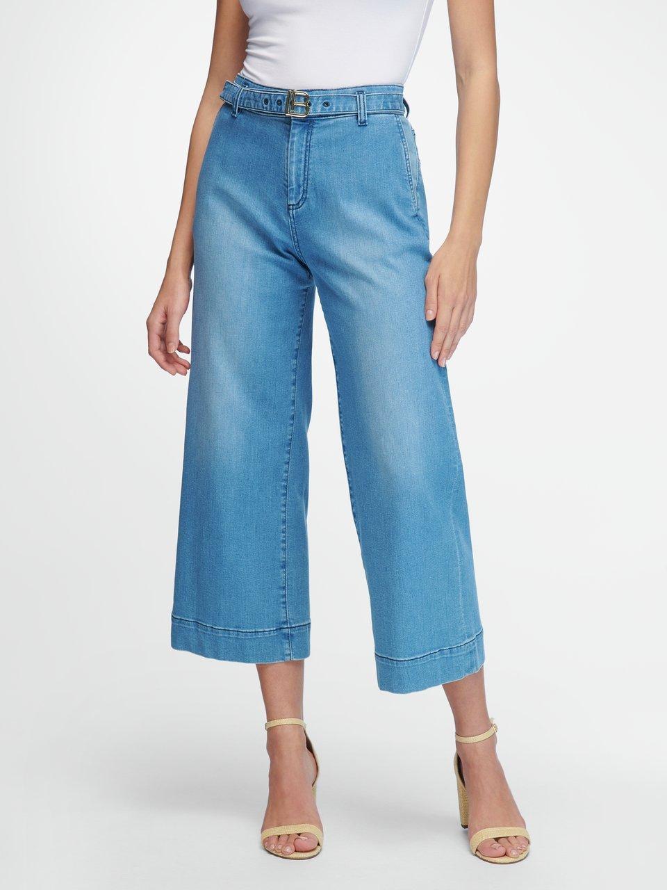 Laura Biagiotti - Jeans-culottes med vide ben - Bleached denim
