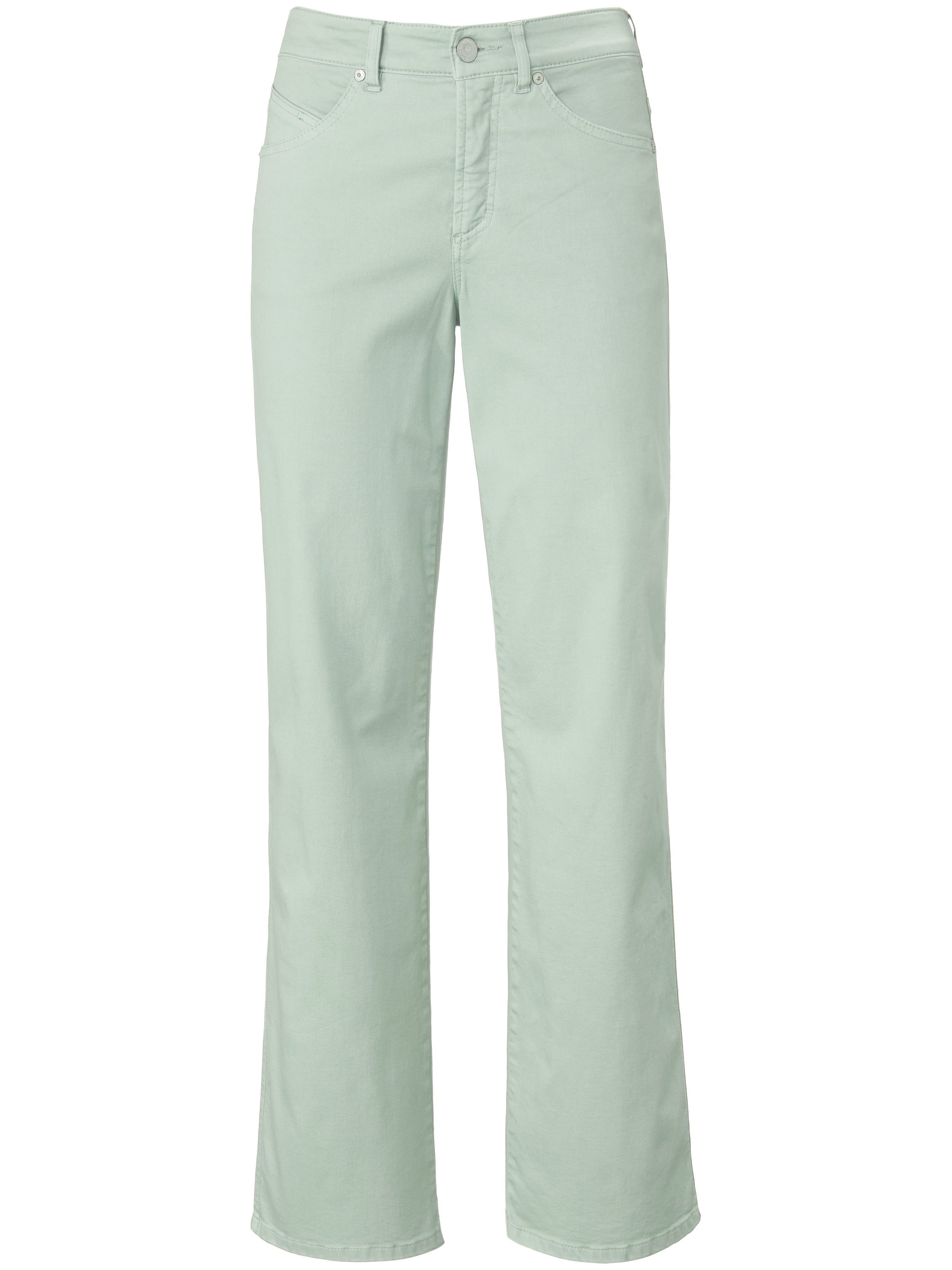Wide Leg jeans elastische bandverwerking Van TONI groen