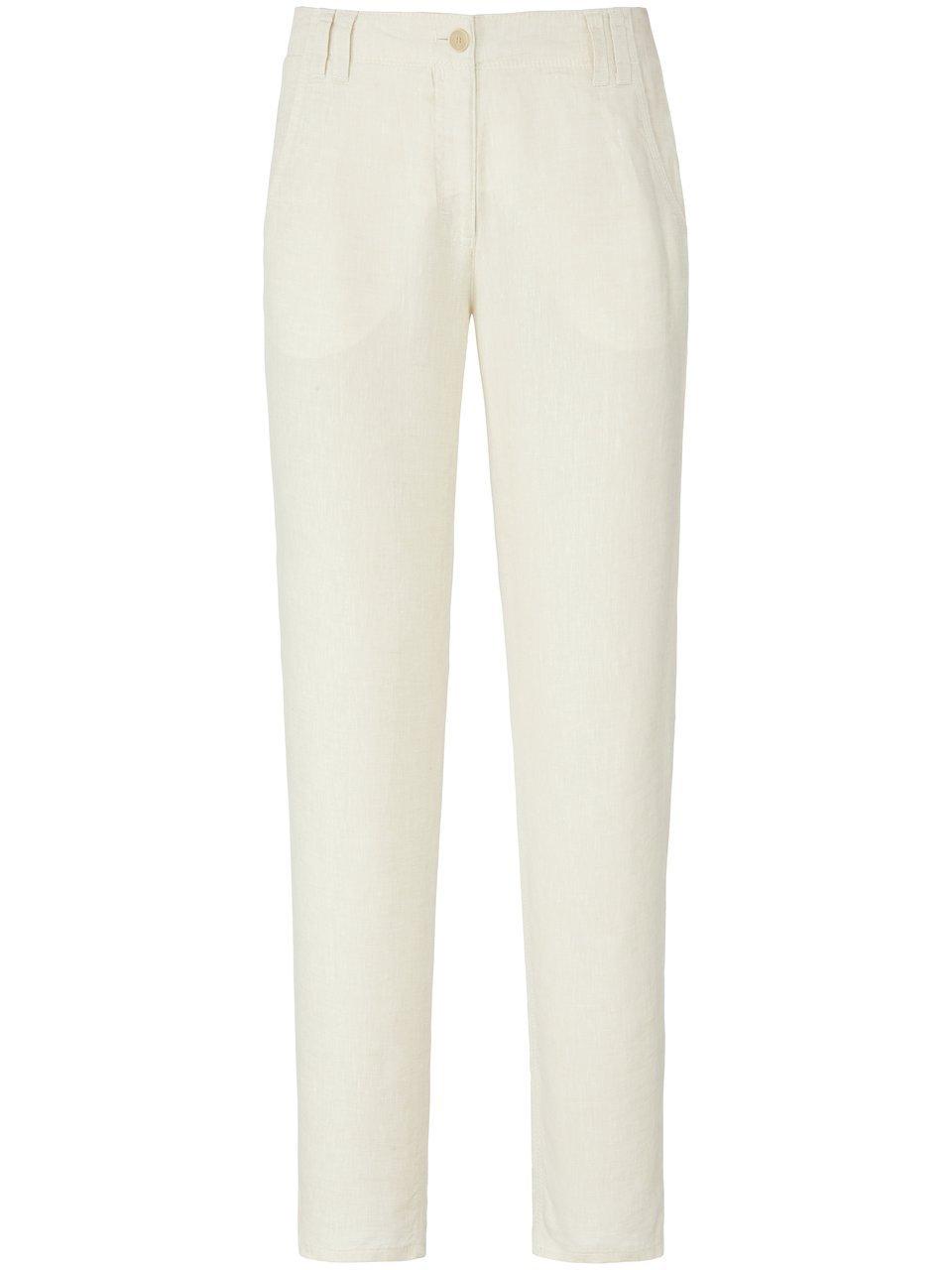 Modern Fit-broek model Melo 100% linnen Van Brax Feel Good beige