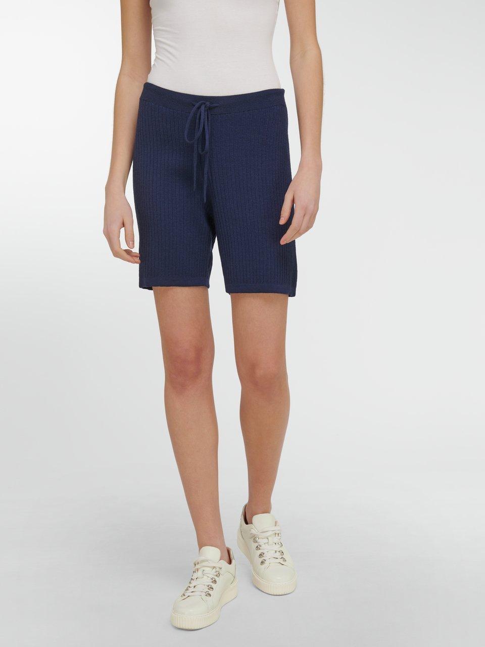 PETER HAHN PURE EDITION - Gebreide short met elastische band