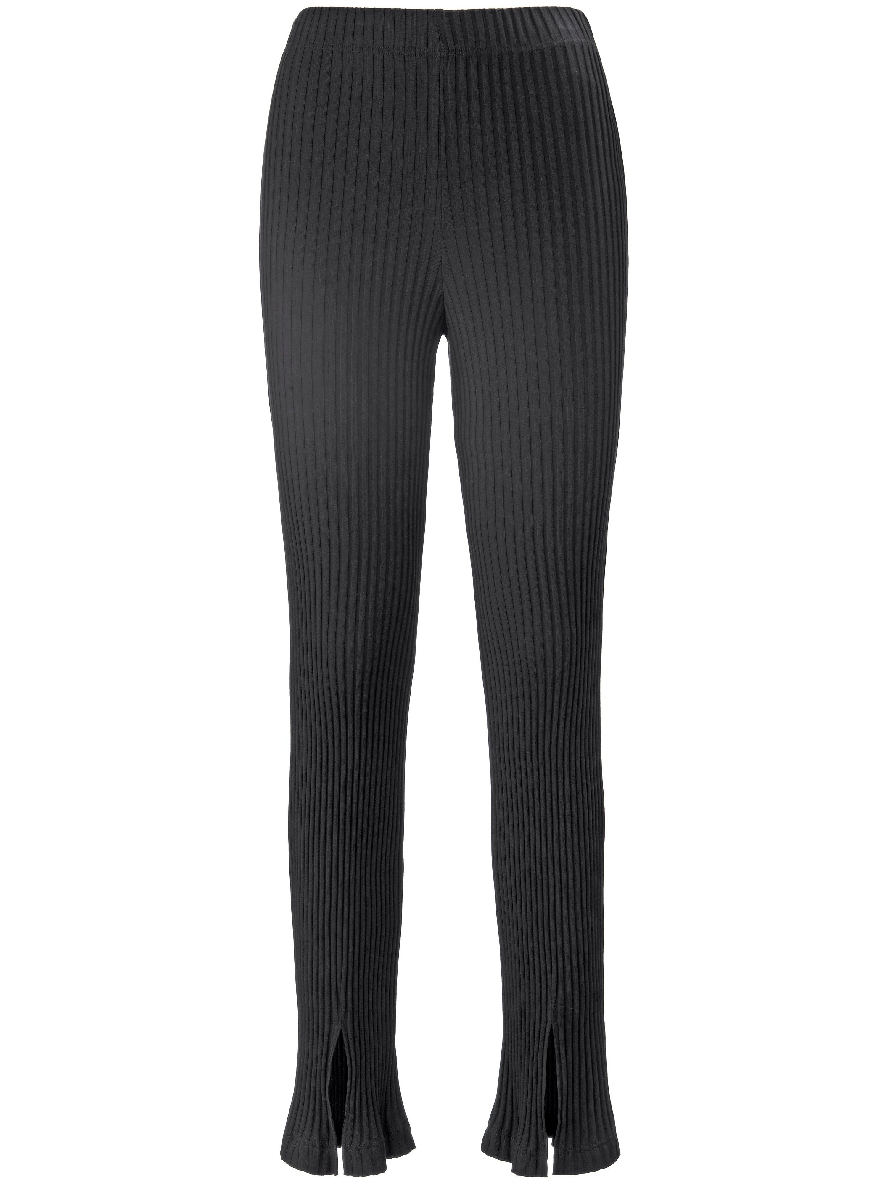 Jersey broek elastische tailleband Van Efixelle zwart