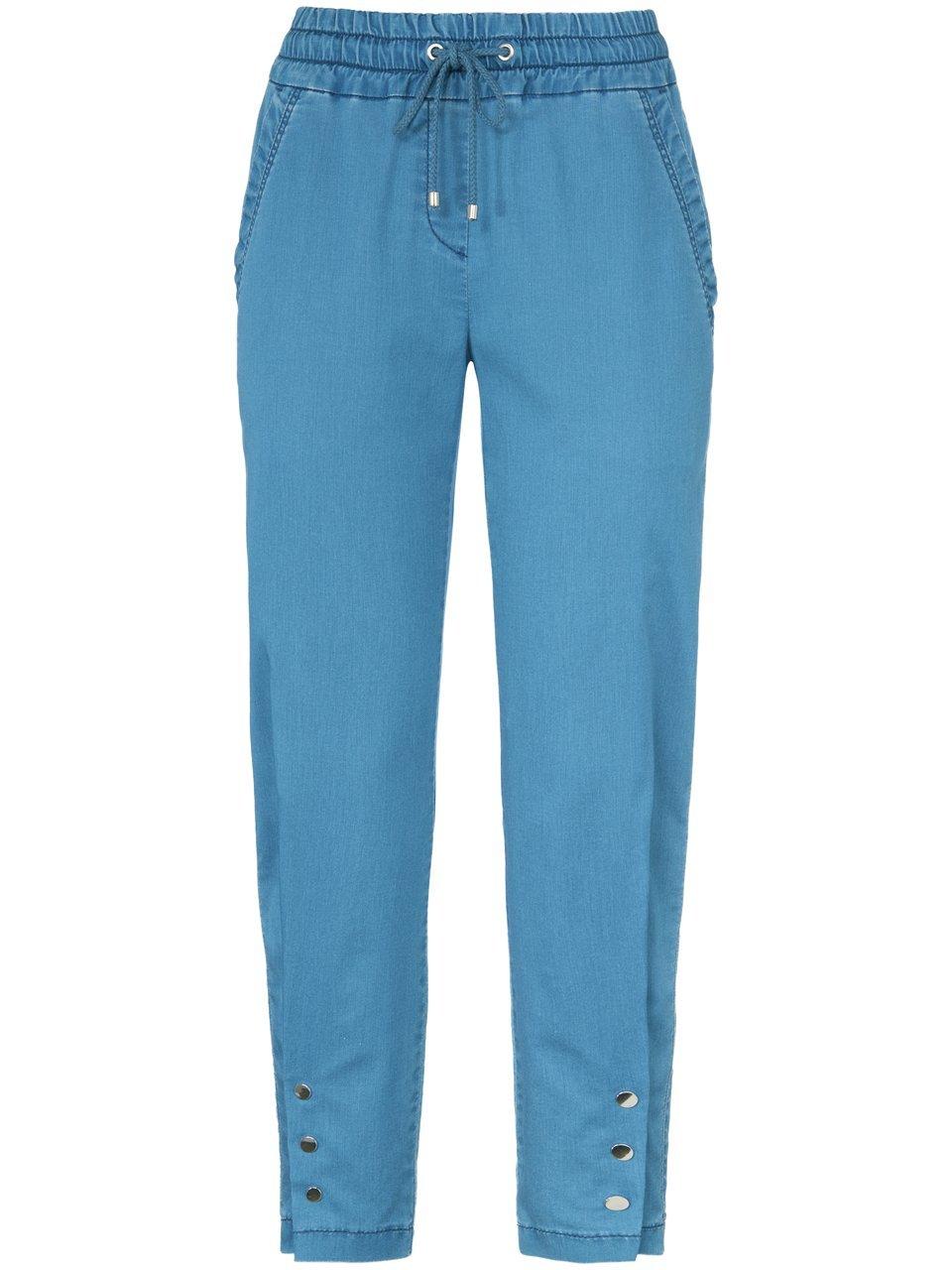 7/8-broek in jogg-pant-stijl model Sue Modern Chic Van TONI blauw