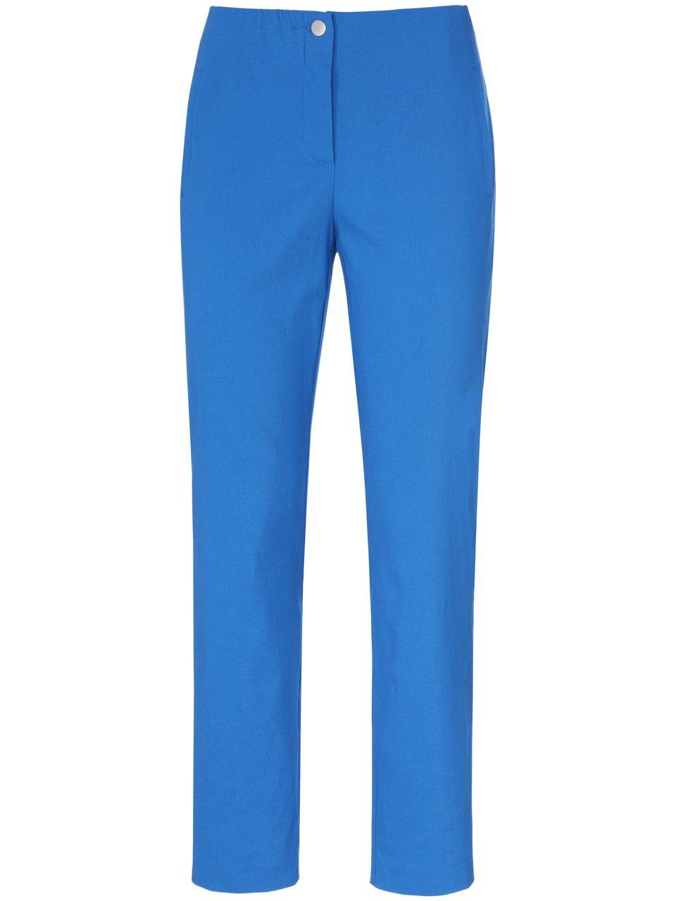 Enkellange broek pasvorm Sylvia Van Peter Hahn blauw