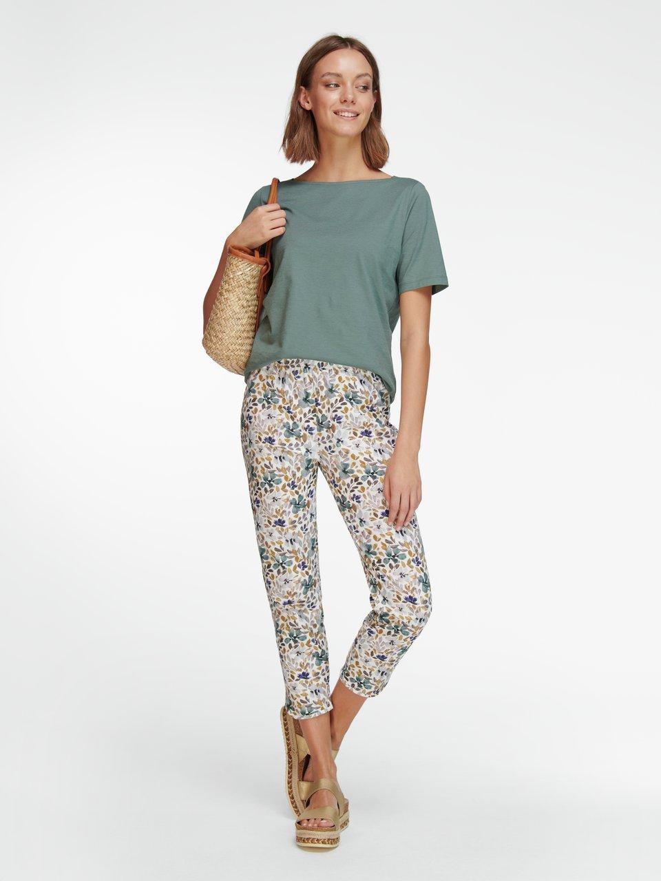 Green Cotton - 7/8-broek van 100% katoen - multicolour/wit