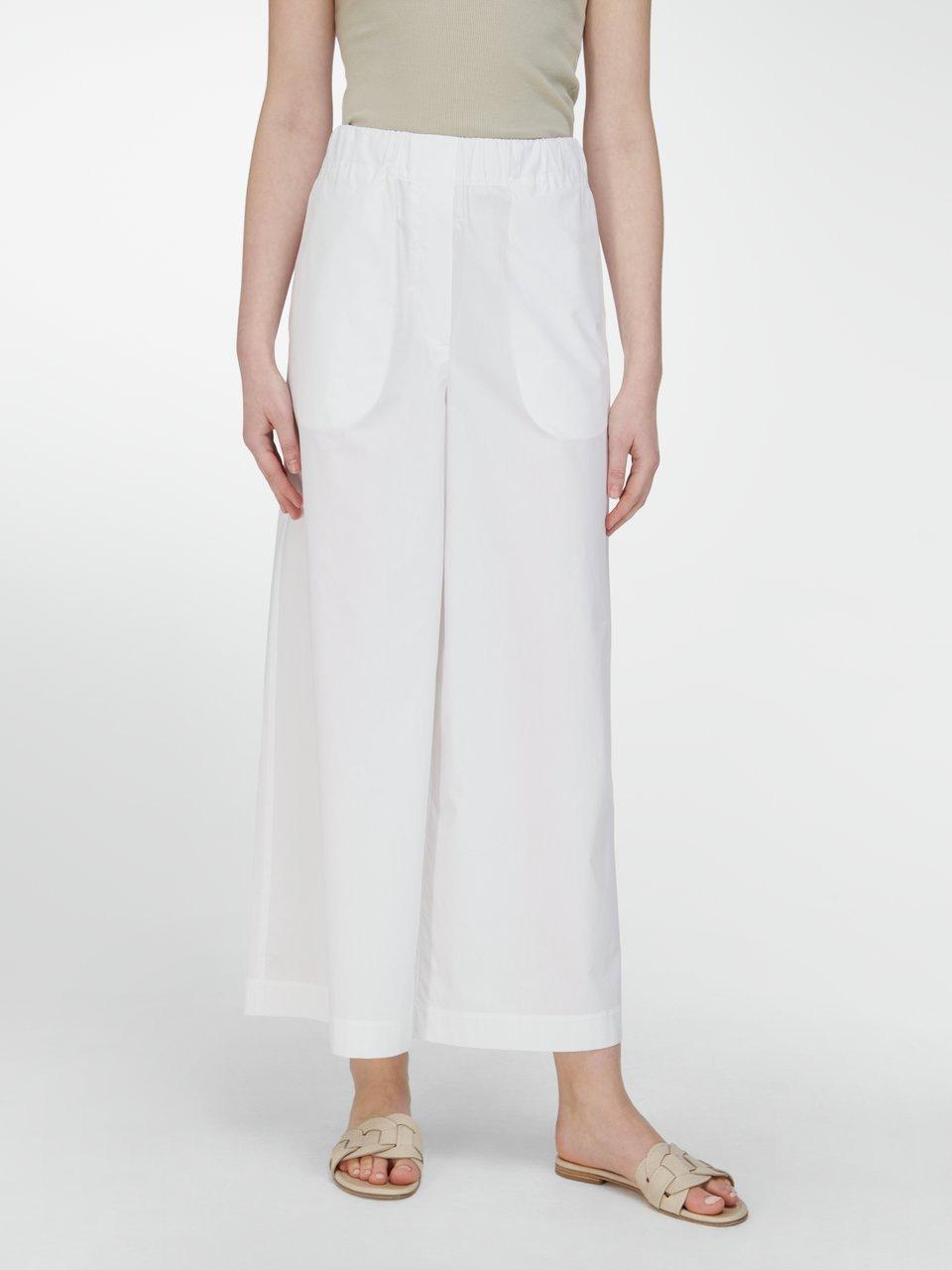 PETER HAHN PURE EDITION La jupe culotte 100 coton blanc