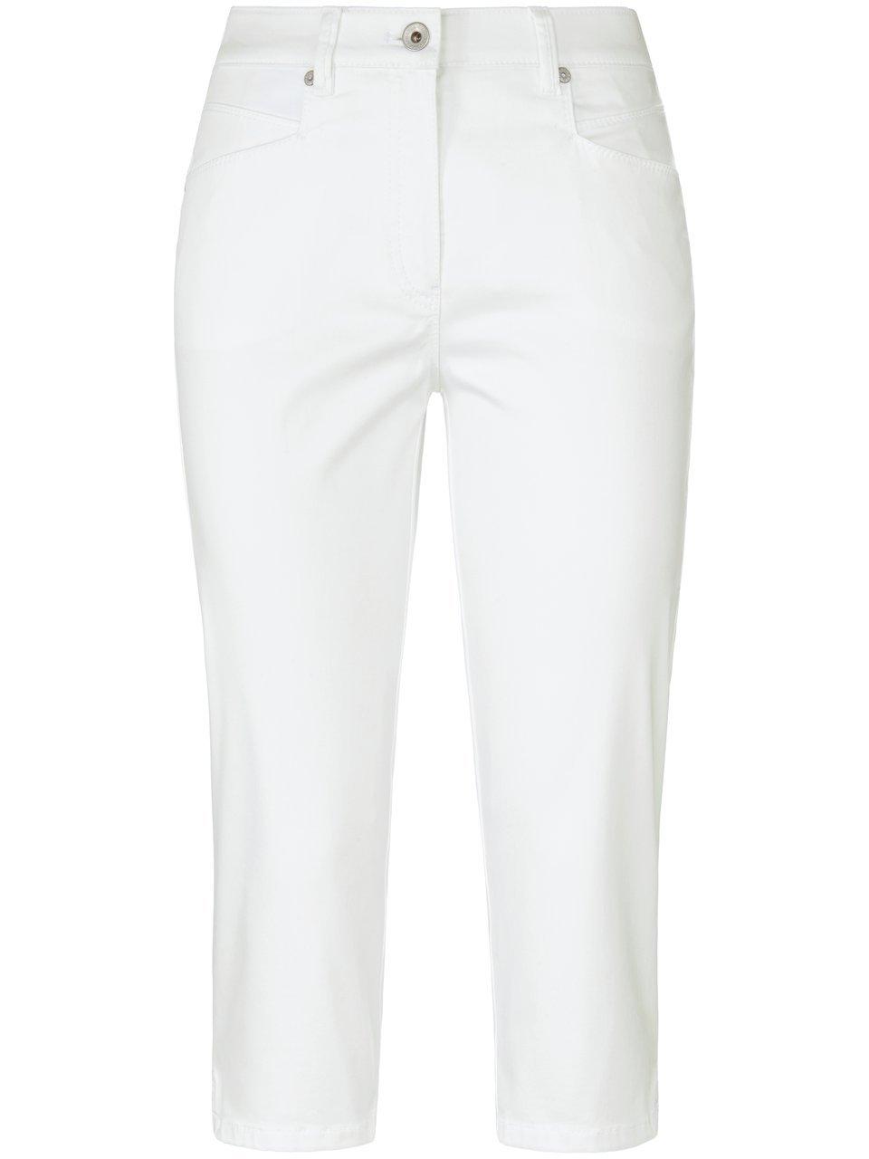 Corrigerende Super Slim-3/4-broek model Lea Capri Van Raphaela by Brax wit