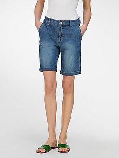 Bermuda aus 100% Leinen blau Peter Hahn Damen Kleidung Hosen & Jeans Kurze Hosen Bermudas 