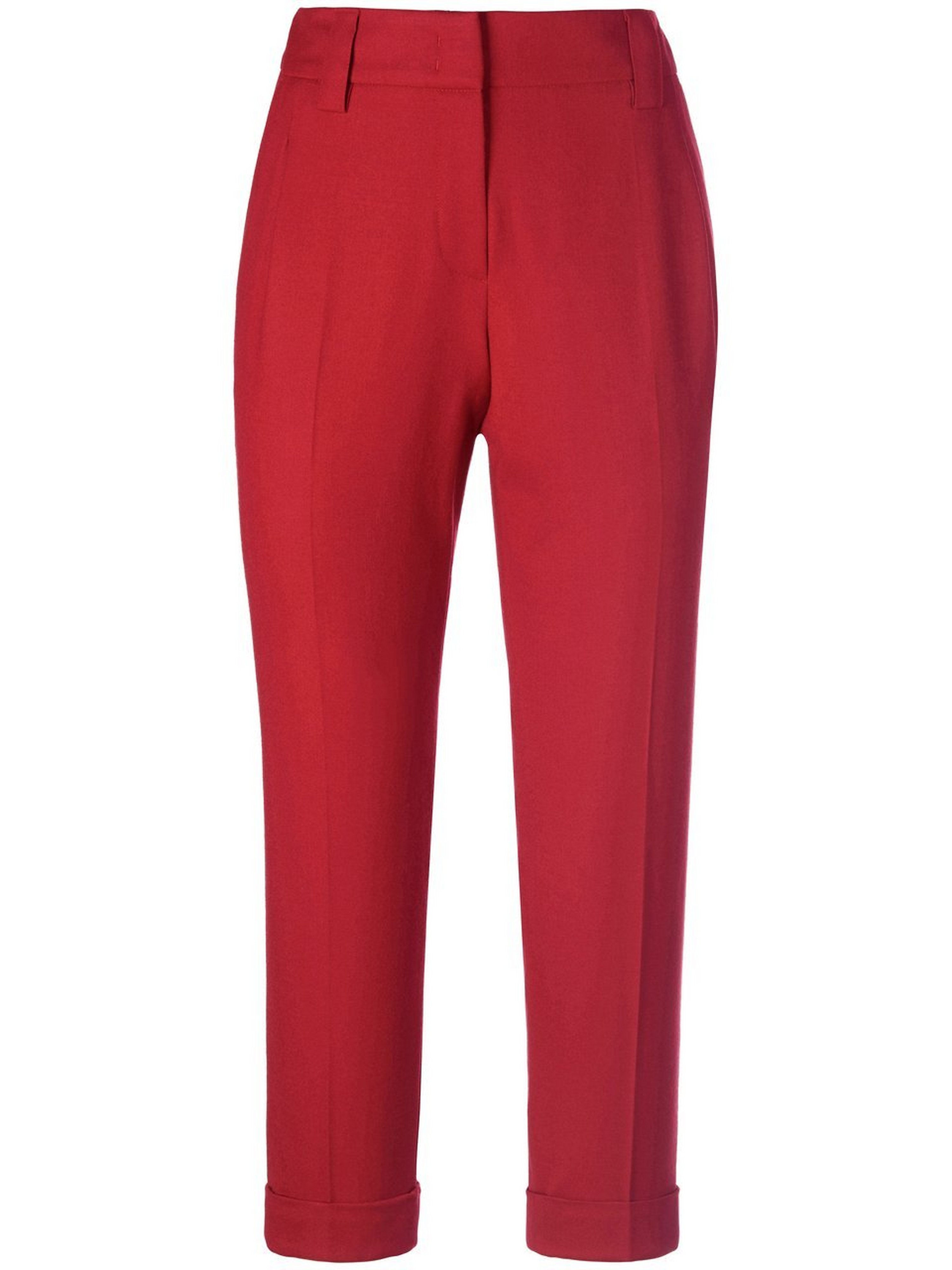 Le pantalon nouvelle longueur mode  Fadenmeister Berlin rouge taille 46