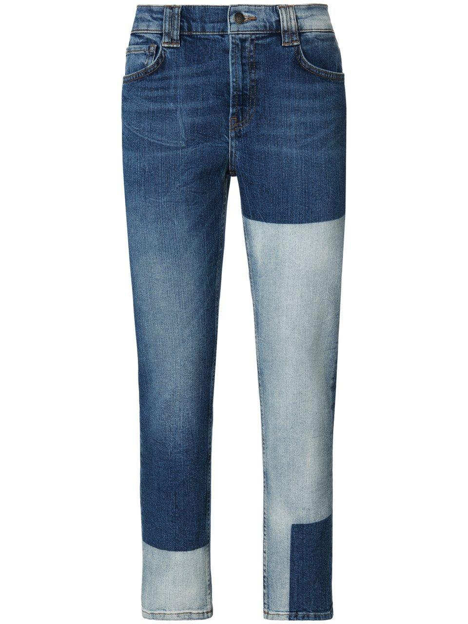 Slim Fit-7/8-jeans elastische band Van DAY.LIKE denim