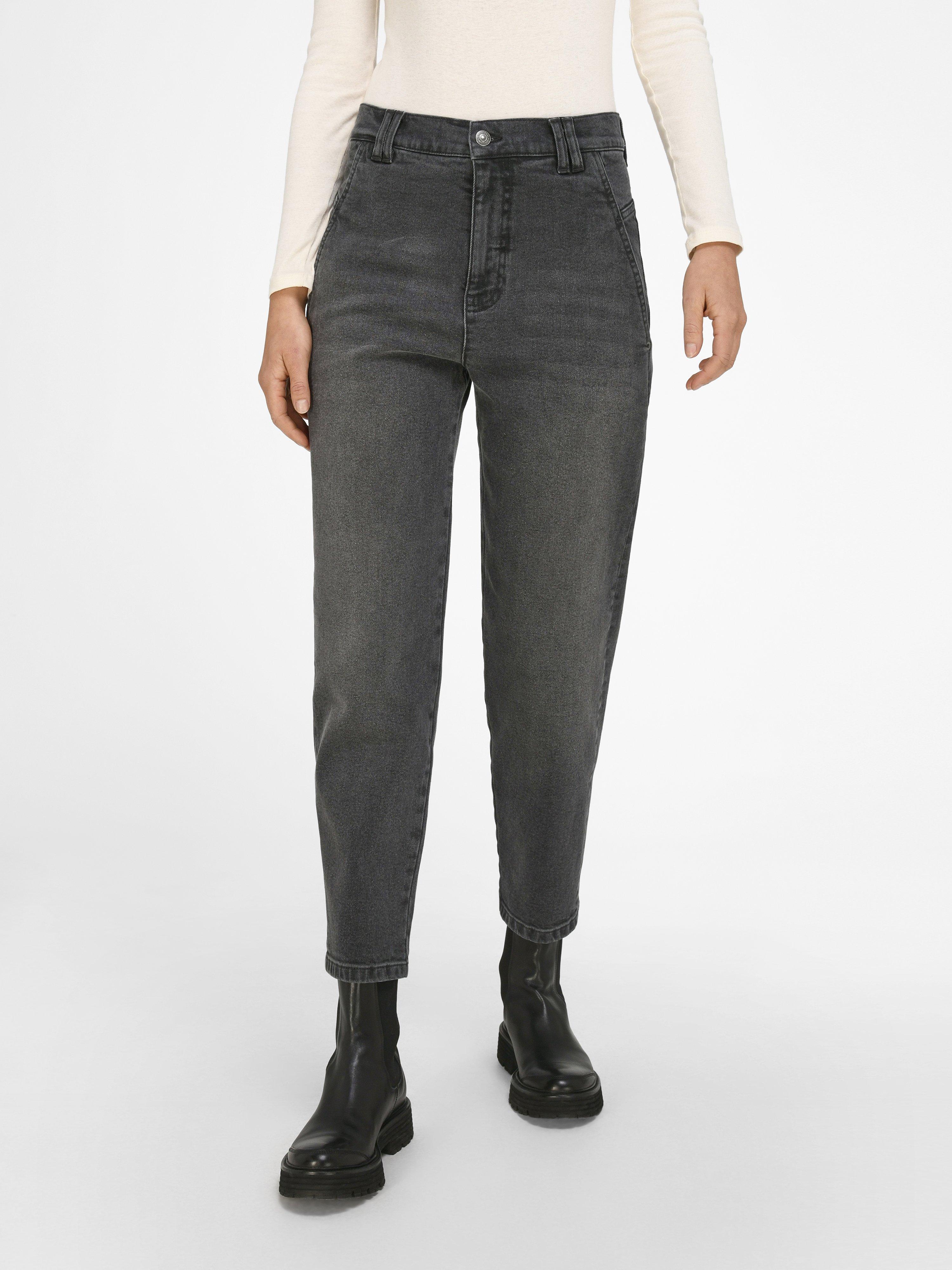 DAY.LIKE - Slim Fit-7/8-jeans met siernaden