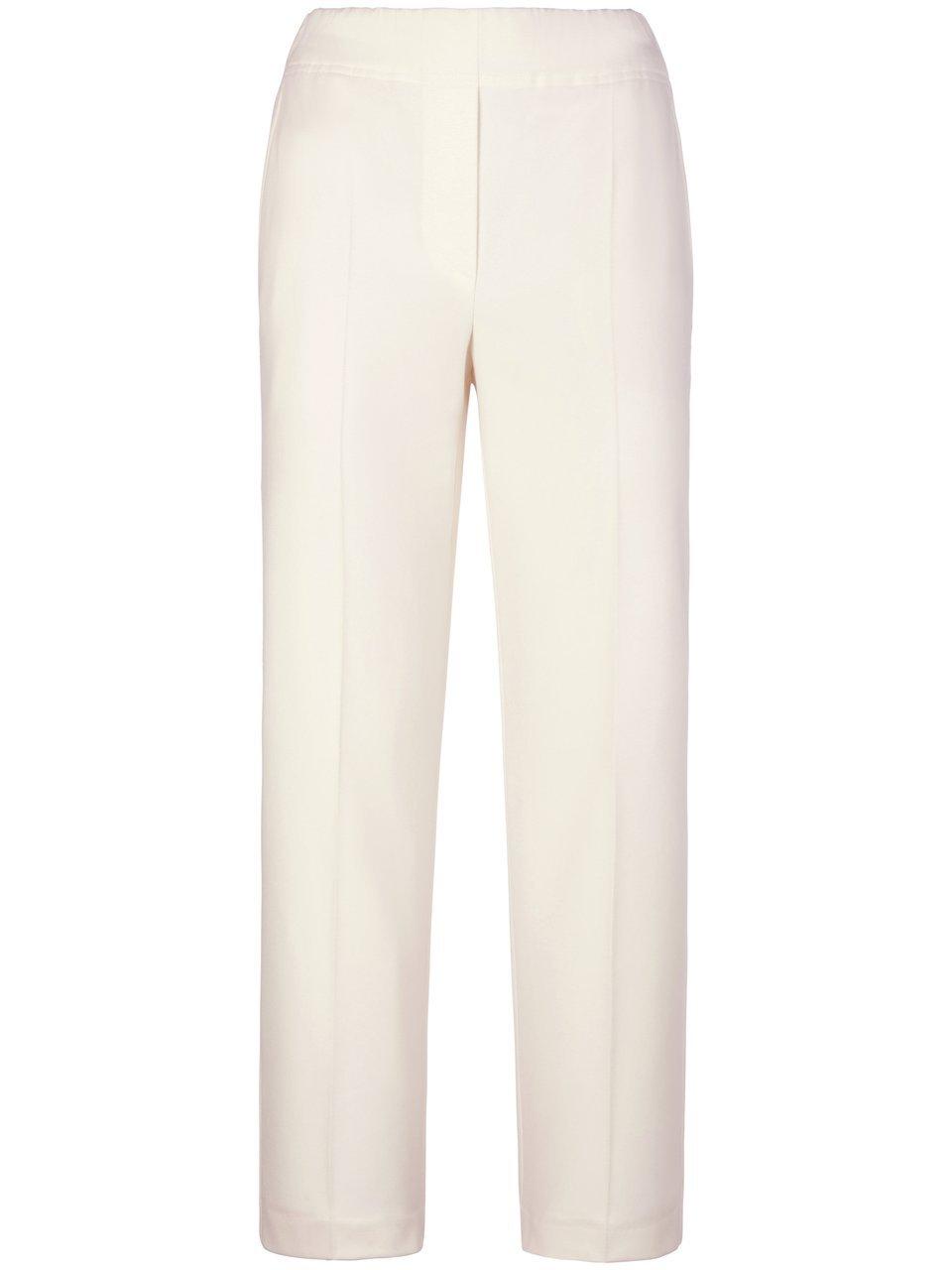 Enkellange broek elastische band Van St. Emile wit