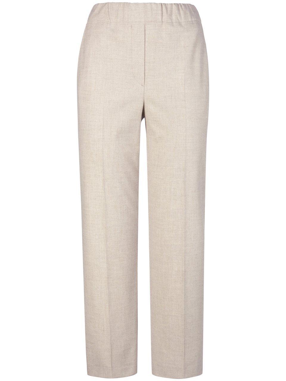 Enkellange broek elastische band Van St. Emile beige